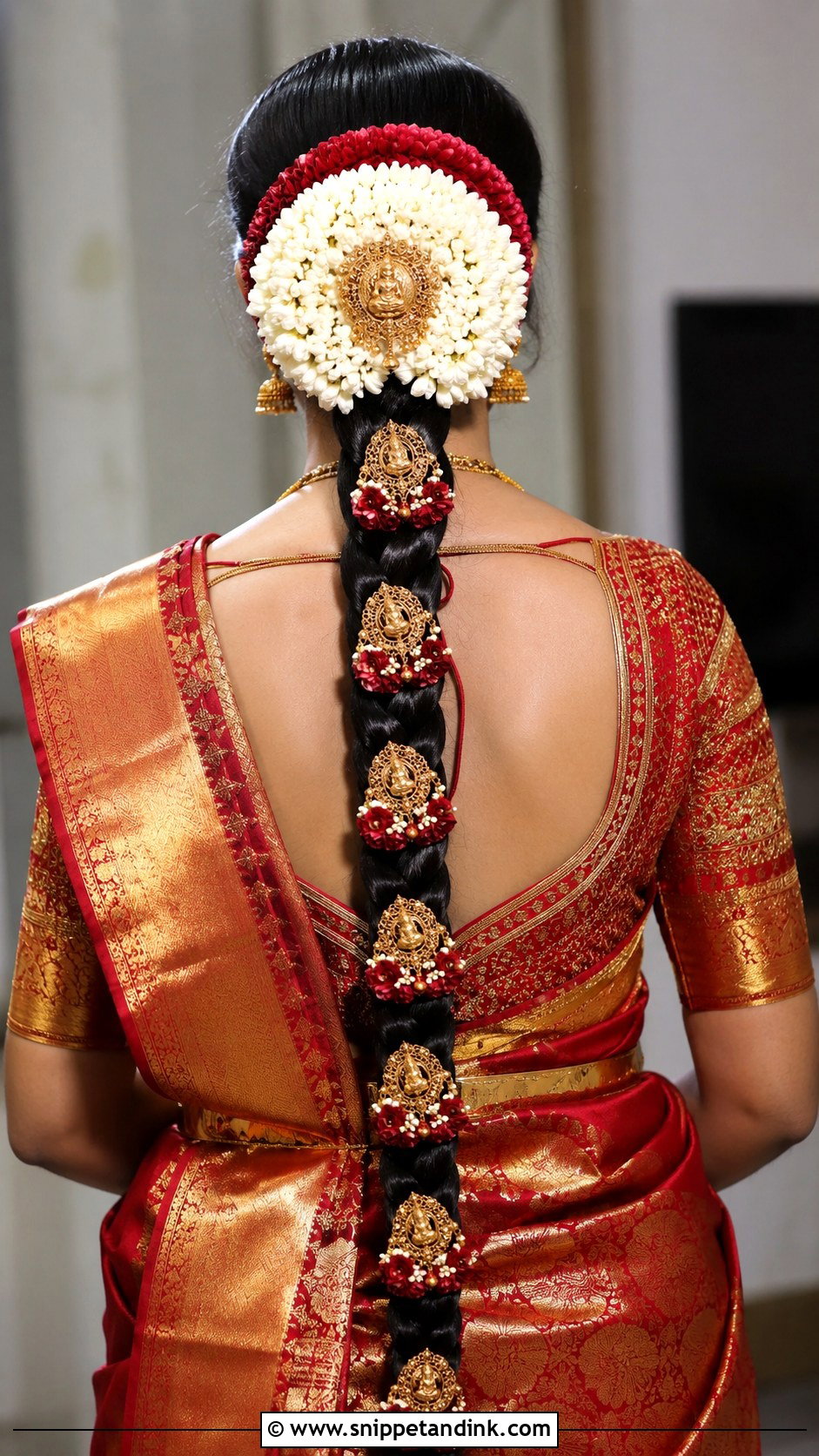 Traditional Poola Jada Bridal Hairstyle - Snippet and Ink - 15 Poola Jadalu Bridal Hairstyles
