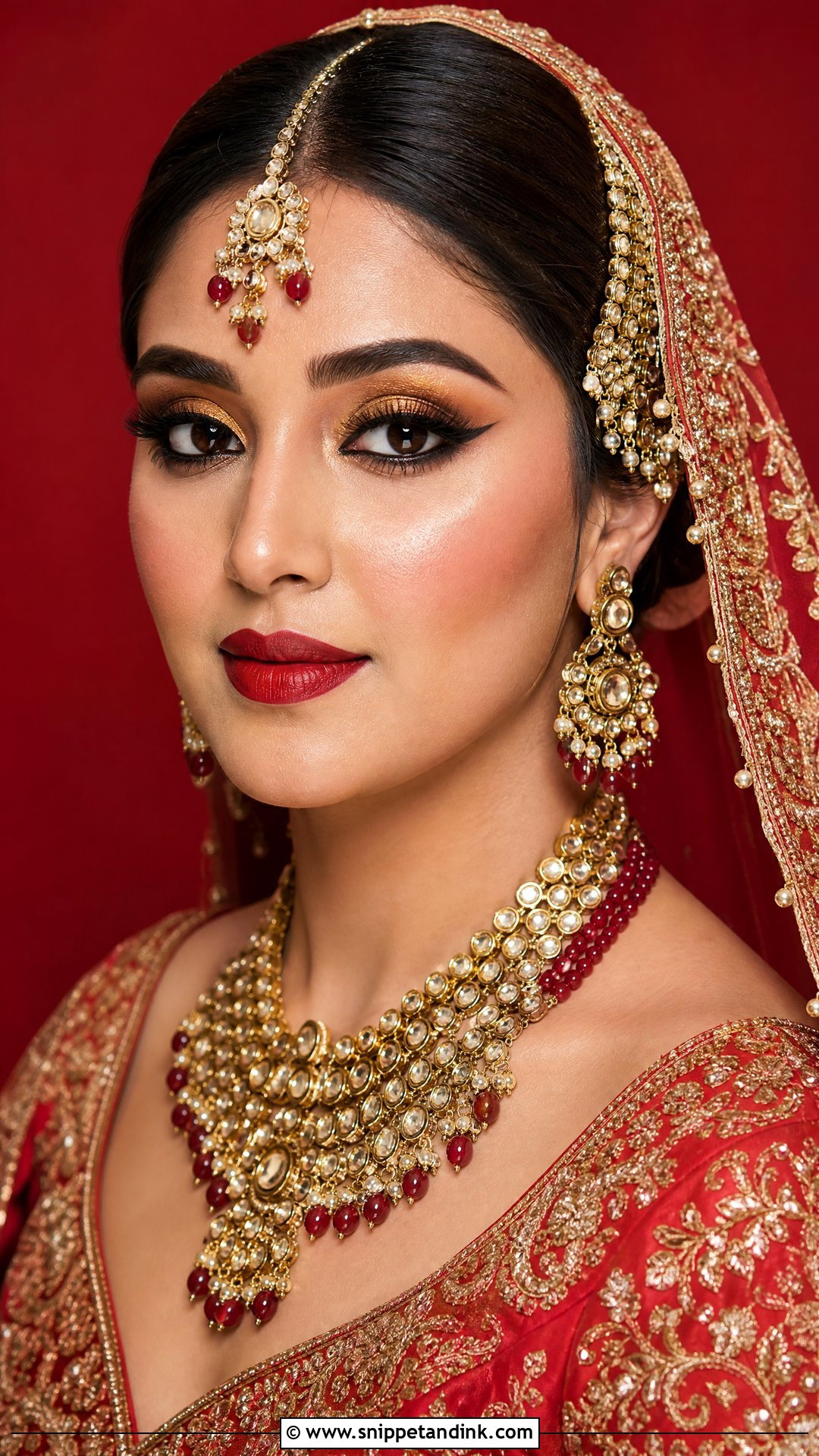 Traditional Punjabi Bridal Makeup - Snippet and Ink - 20 Punjabi Bridal Makeup Ideas