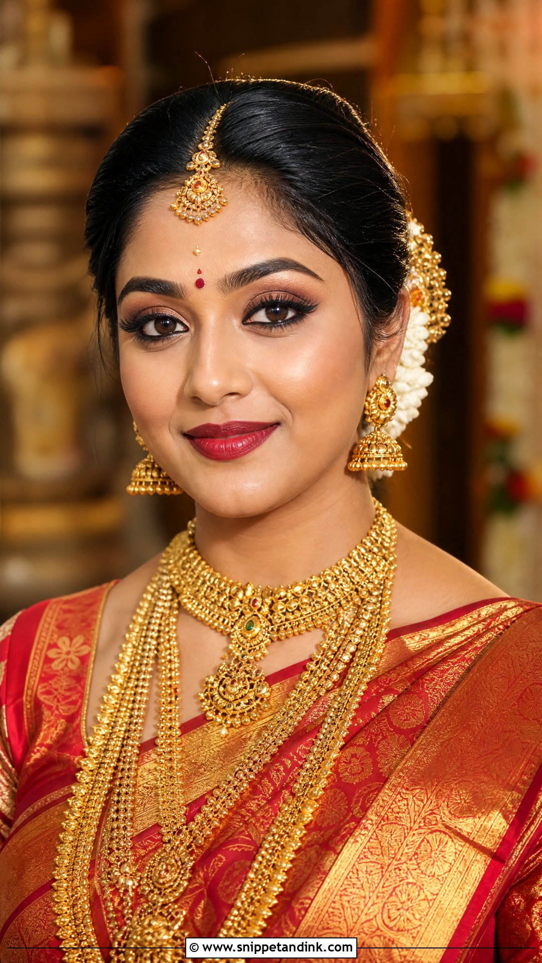 Traditional South Indian Bridal Makeup - Snippet and Ink - 25 South Indian Bridal Makeup Ideas