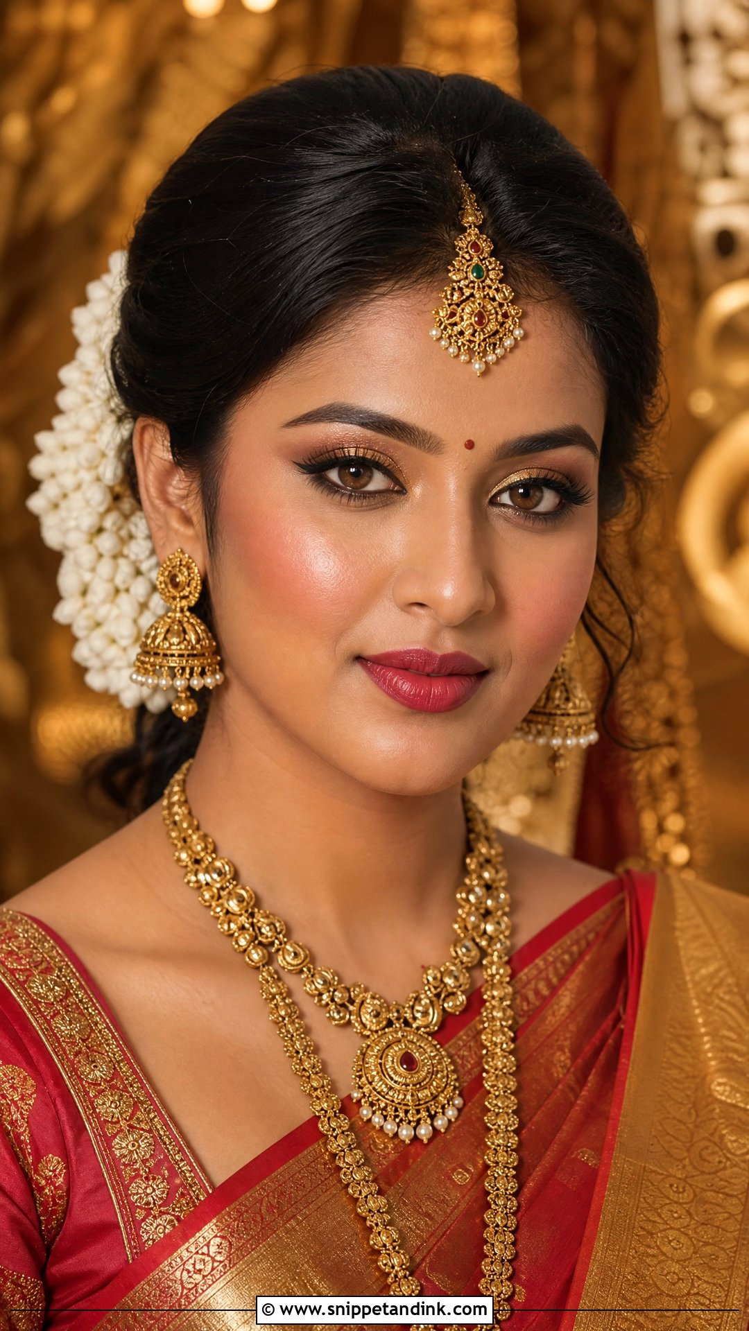 Traditional South Indian Wedding Makeup - Snippet and Ink - 20 South Indian Wedding Makeup Ideas