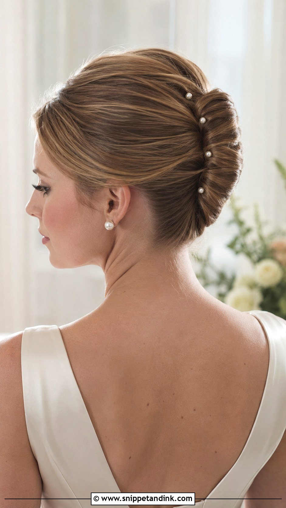 Traditional Wedding French Twist - Snippet and Ink - 15 Traditional Wedding Hair Ideas