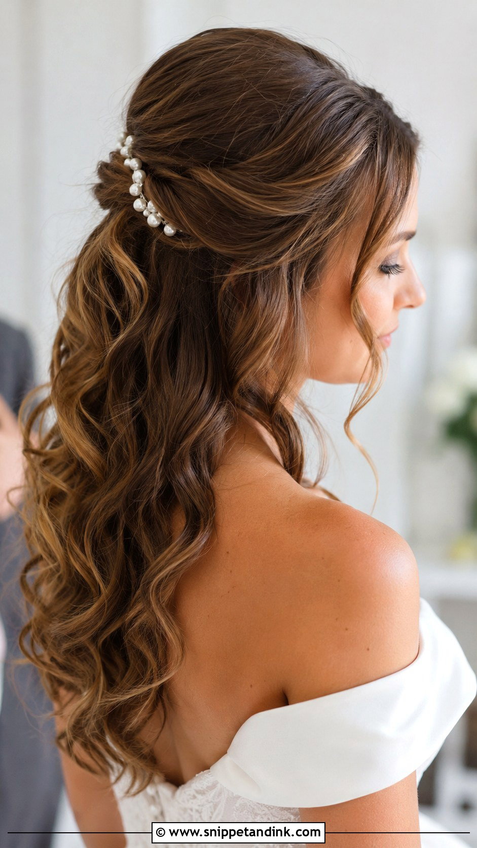 Traditional Wedding Half Up Hair - Snippet and Ink - 15 Traditional Wedding Hair Ideas