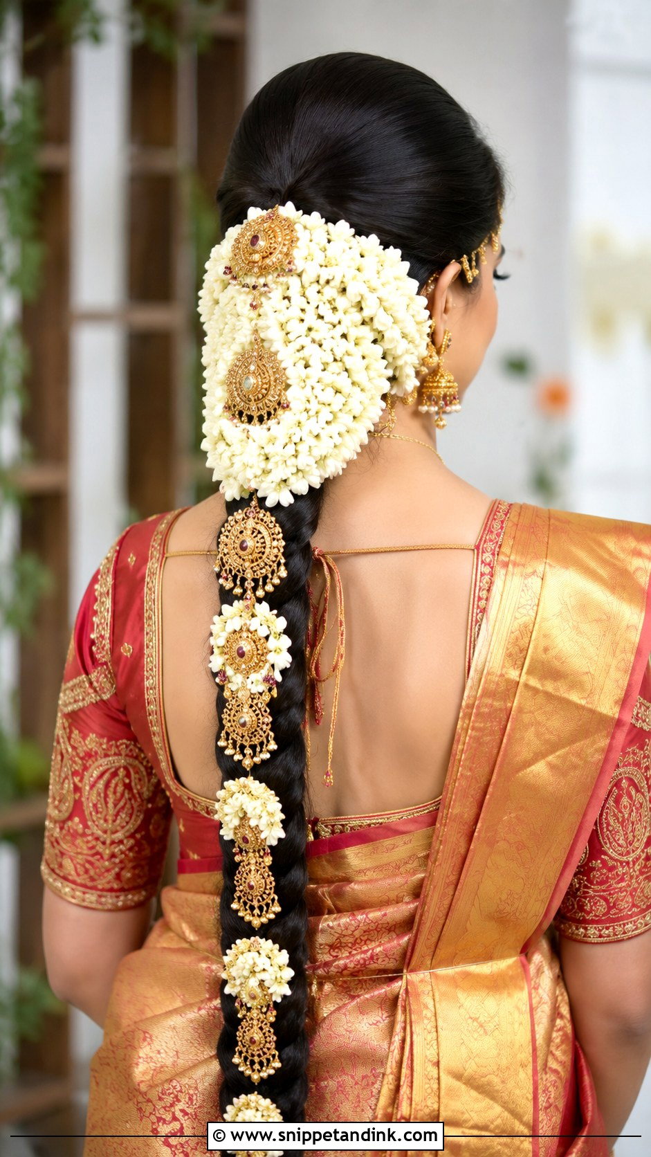 Traditional Wedding South Indian Braid - Snippet and Ink - 15 Traditional Wedding Hair Ideas