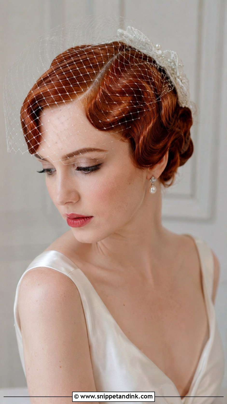 Traditional Wedding Vintage Finger Waves - Snippet and Ink - 15 Traditional Wedding Hair Ideas