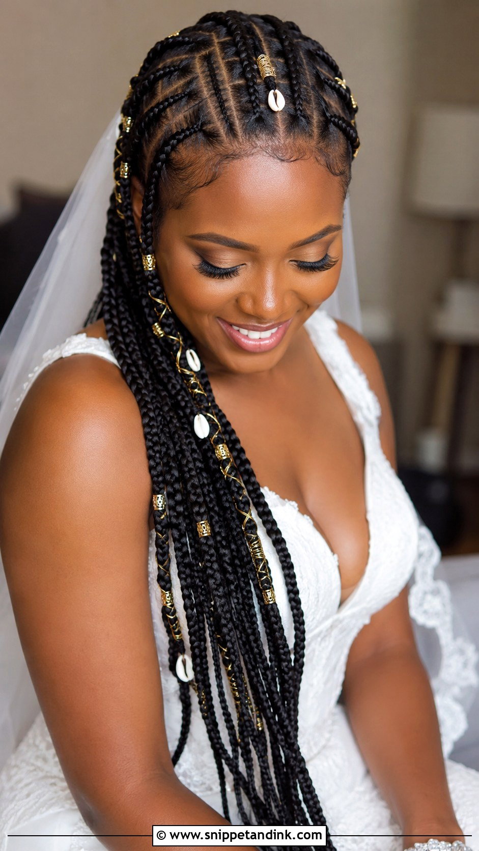 Tribal Braids for Black Brides - Snippet and Ink - 20 Black Brides Hairstyles Weddings