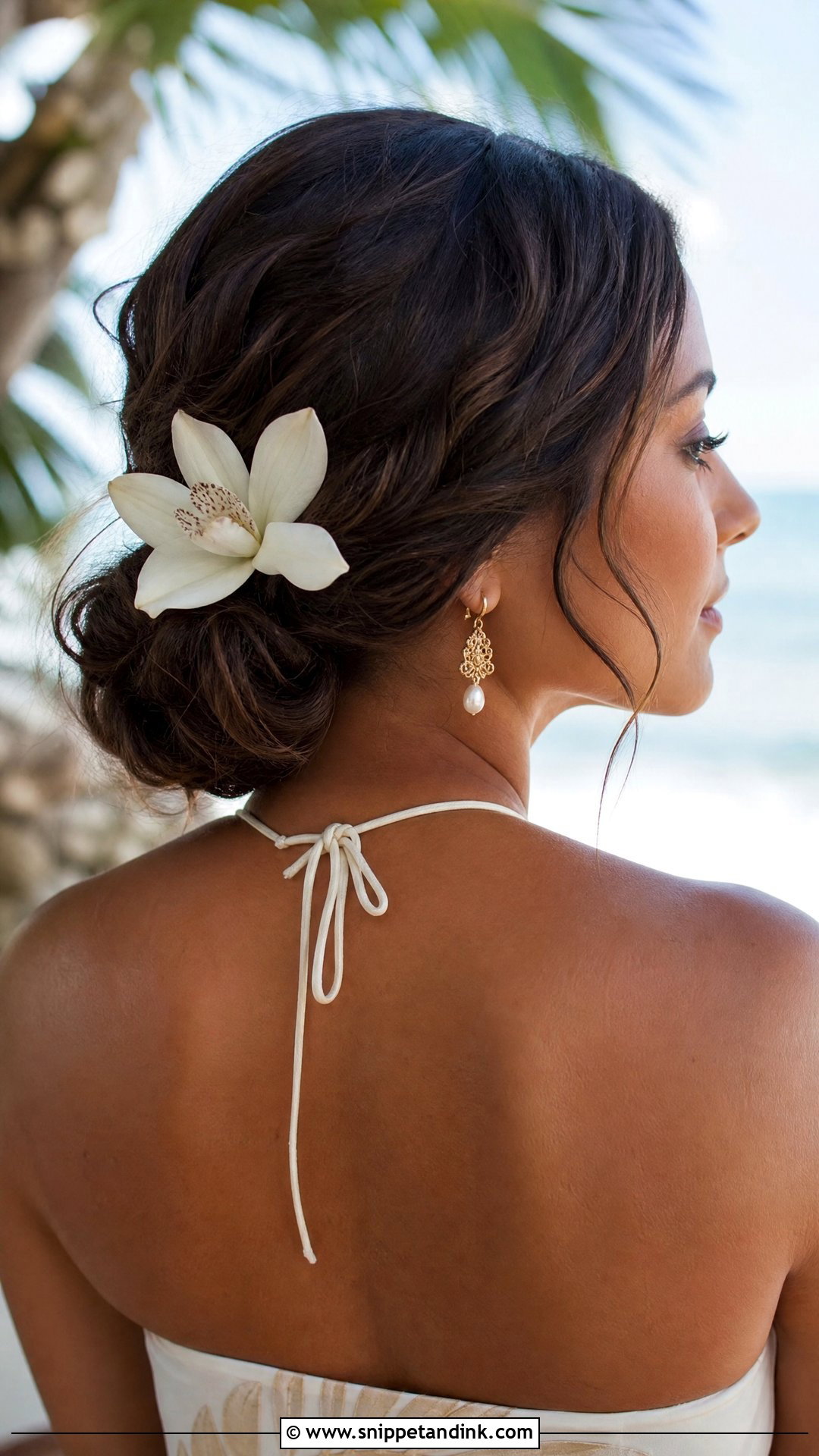 Tropical Flower Hair Clip For Beach Wedding - Snippet and Ink - 15 Beach Wedding Hair Accessories