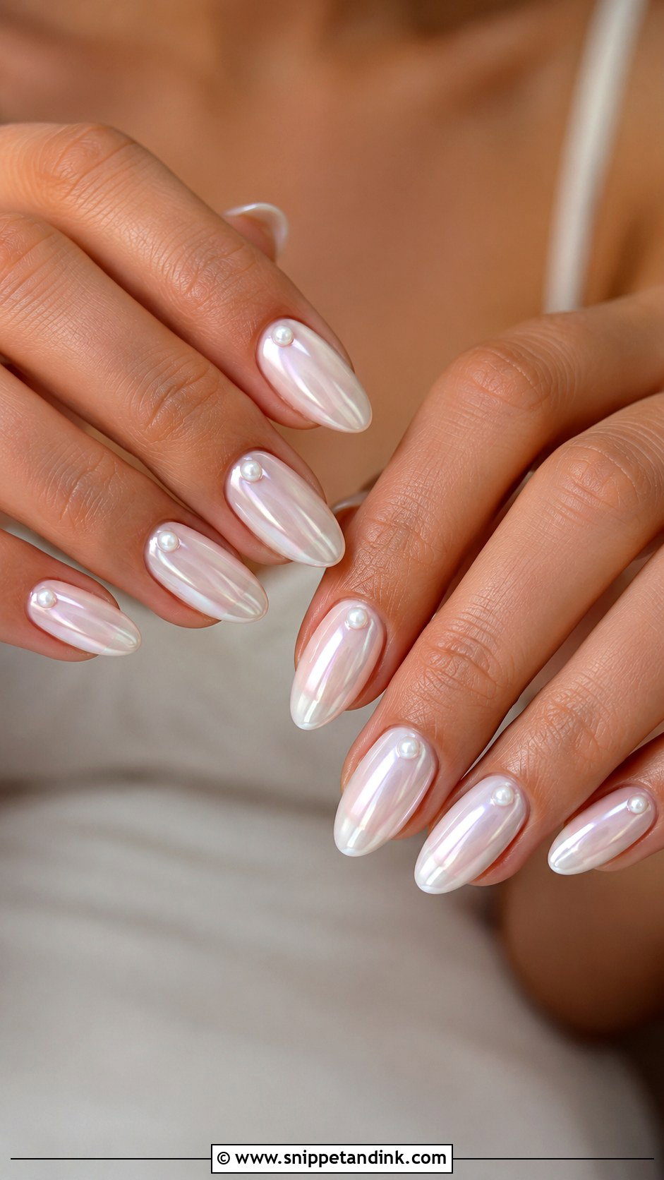 Tropical Wedding Chrome Nails - Snippet and Ink - 20 Tropical Wedding Nails