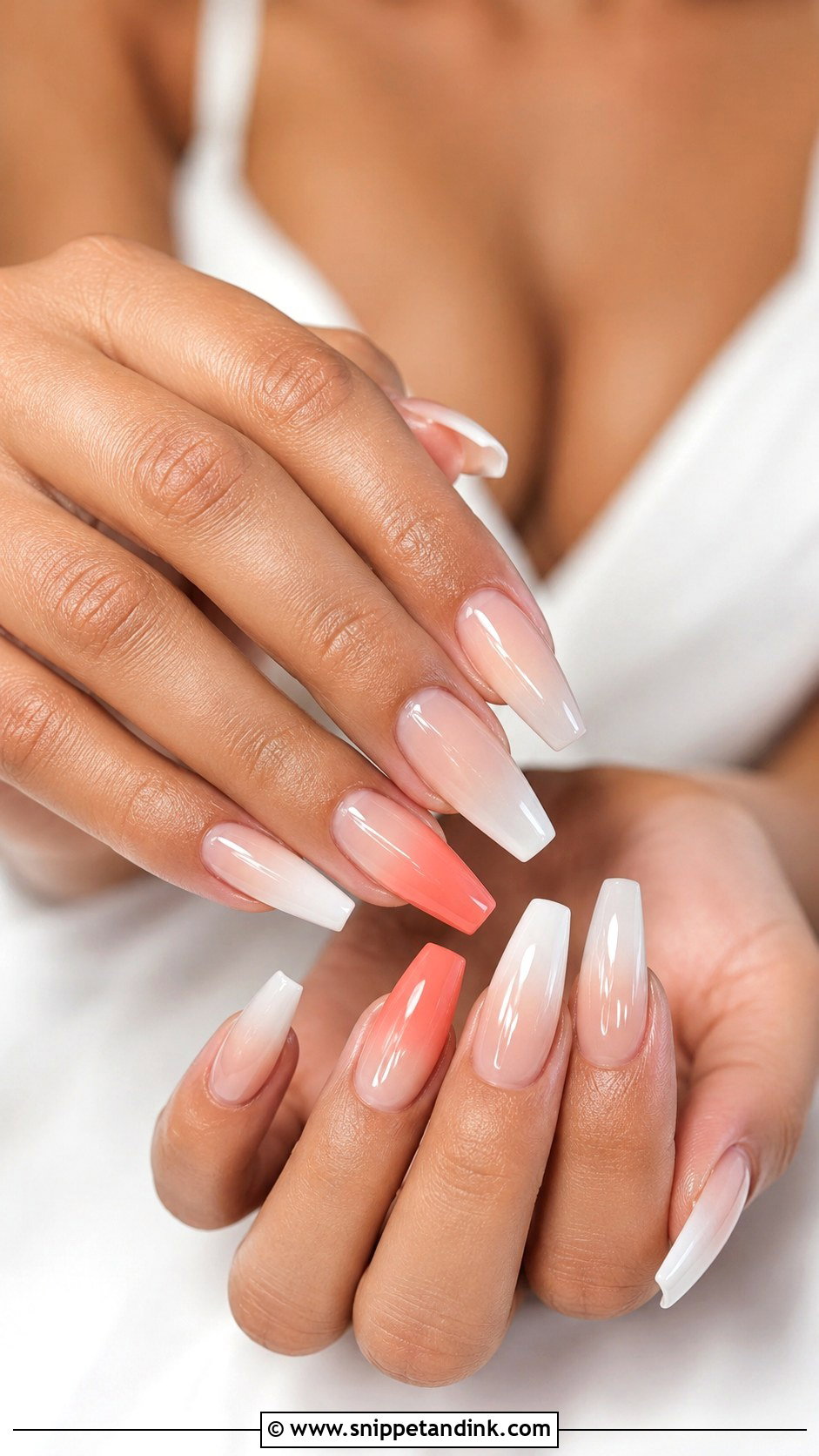 Tropical Wedding Ombre Nails - Snippet and Ink - 20 Tropical Wedding Nails