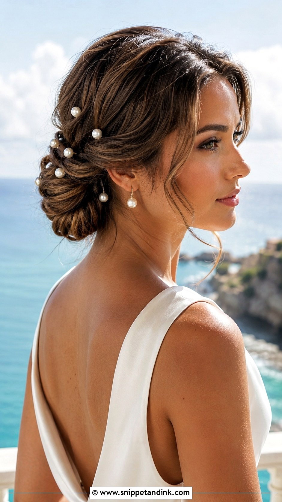 Tropical Wedding Pearl Hair - Snippet and Ink - 15 Tropical Wedding Hairstyles