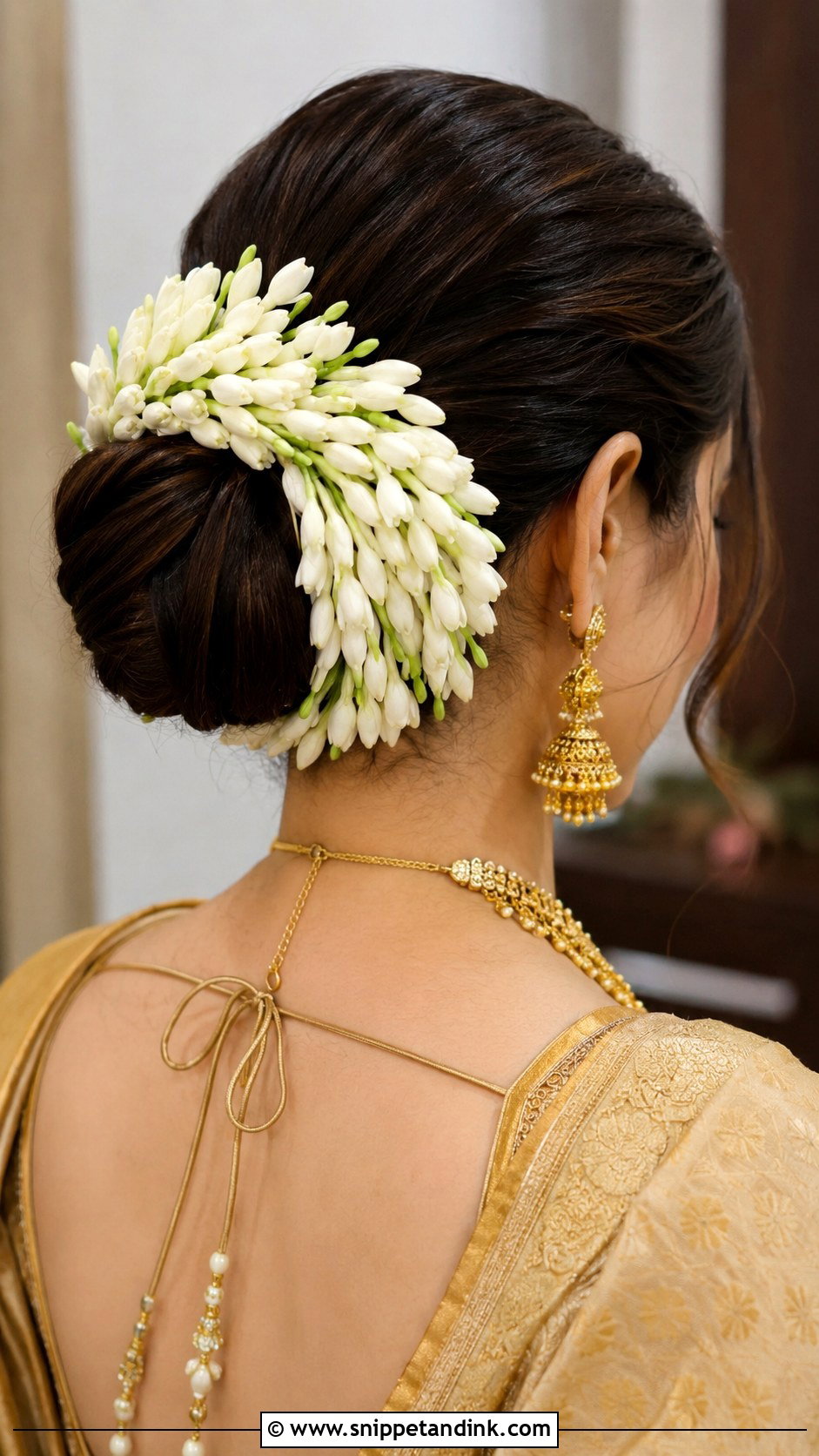Tuberose Flowers for Bridal Bun - Snippet and Ink - 20 Indian Bridal Flowers for Hair
