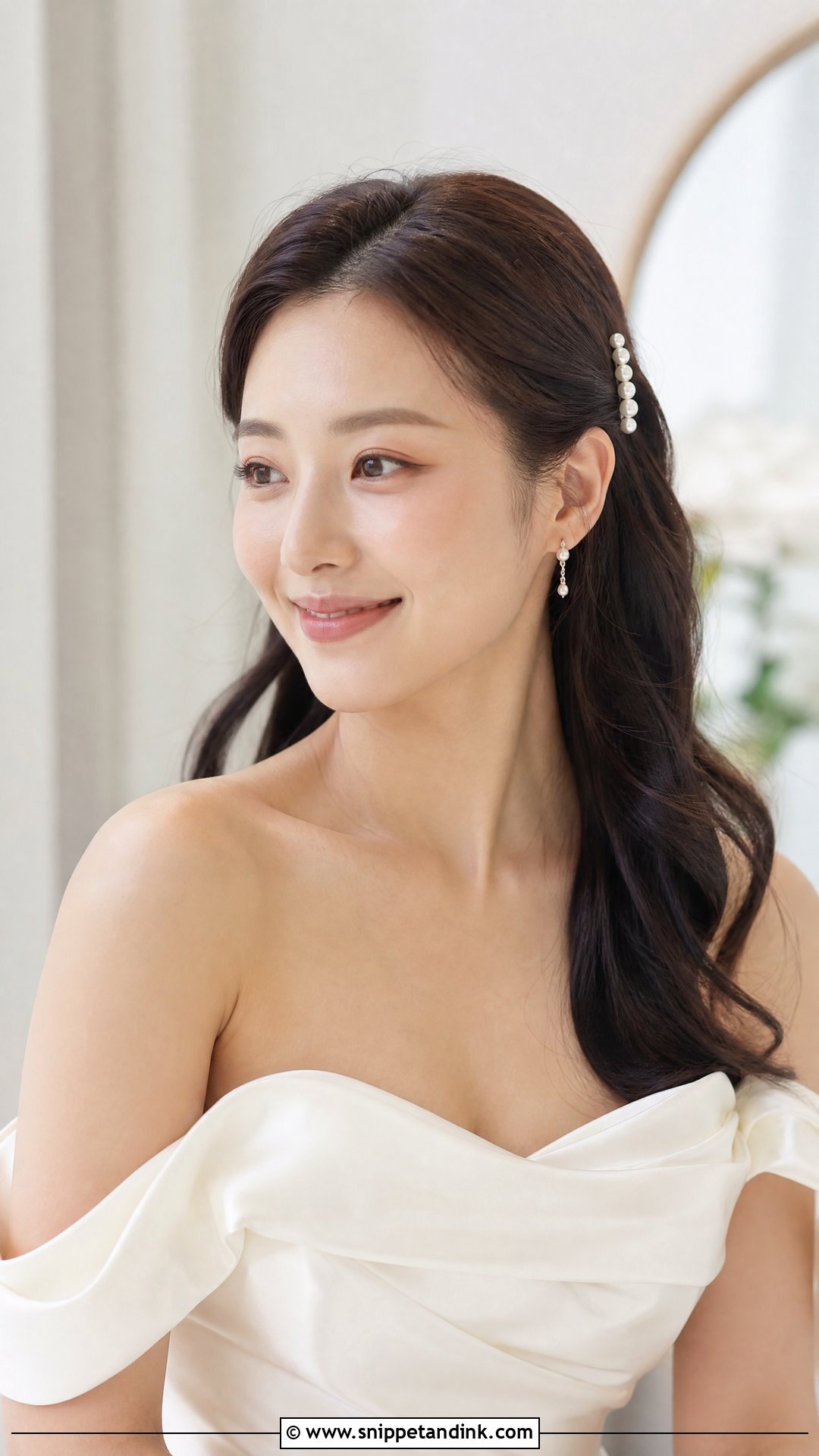 Tucked Front Hair Wedding Hairstyle - Snippet and Ink - 15 Front Hairdo Wedding Hairstyles