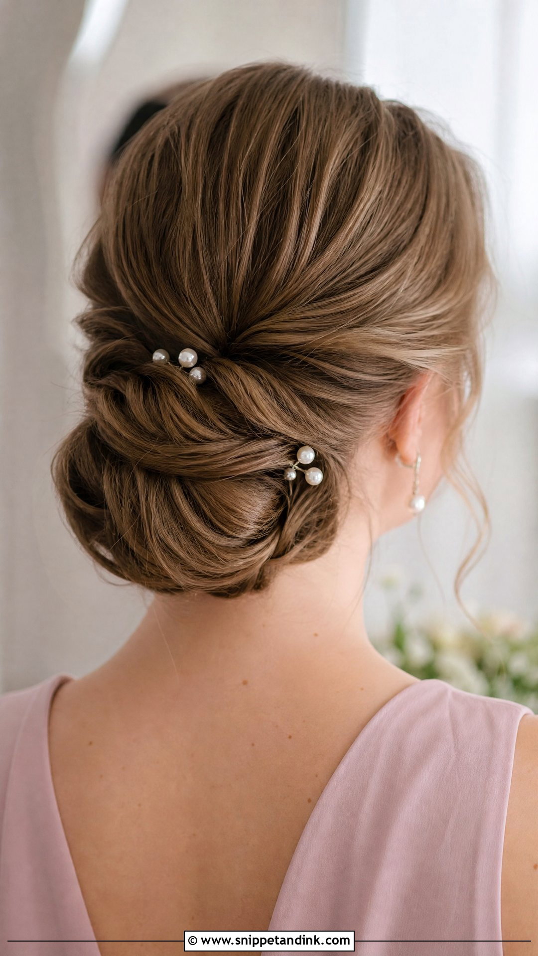 Tucked Updo For Medium Hair Wedding - Snippet and Ink - 20 Simple Updos for Medium Hair Wedding