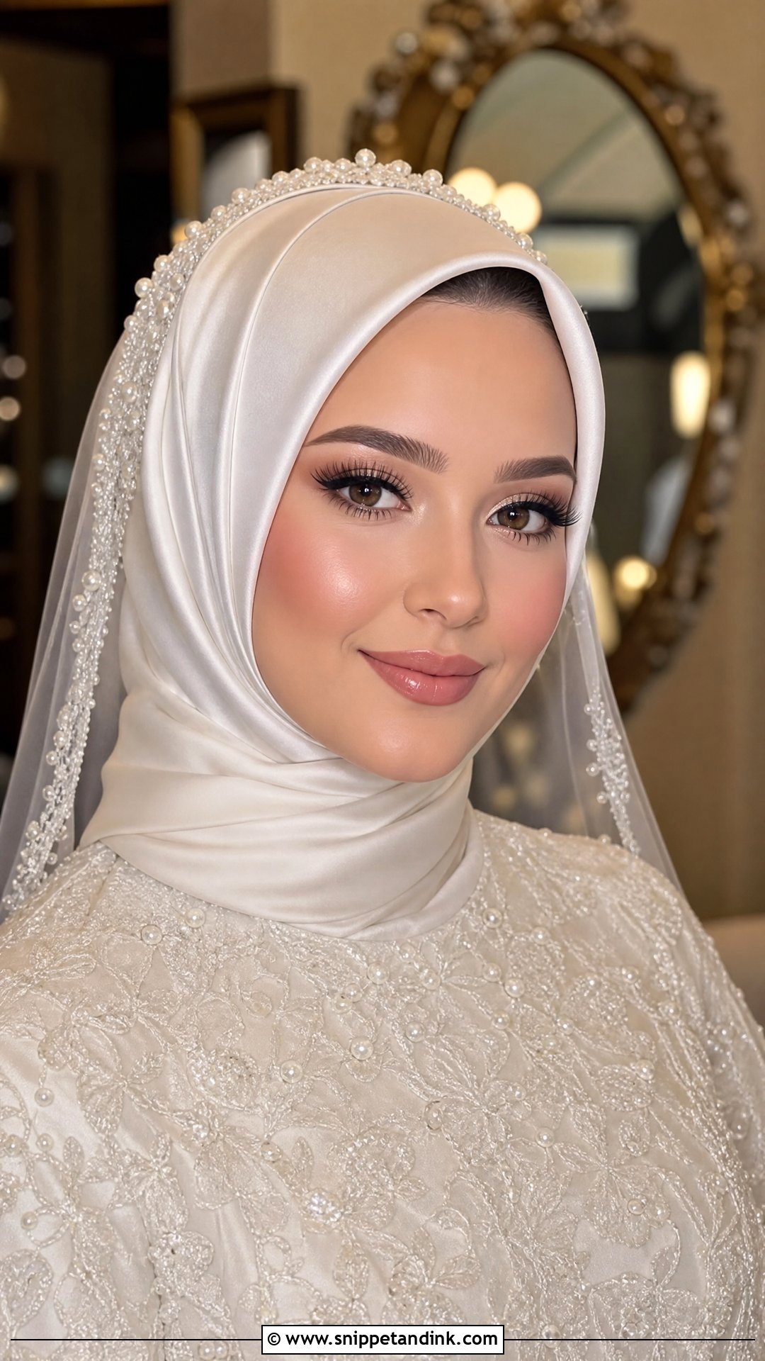 Turkish Hijab Bridal Makeup - Snippet and Ink - 20 Hijab Wedding Makeup Look Ideas
