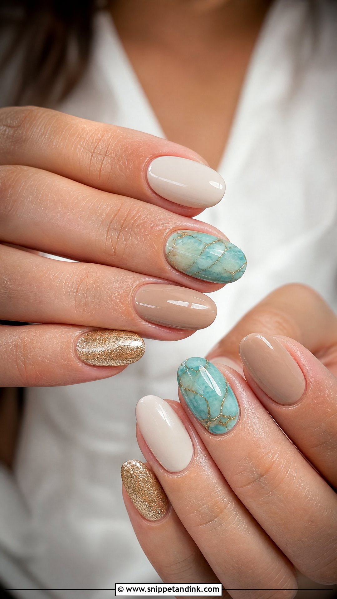 Turquoise Western Wedding Nails - Snippet and Ink - 25 Western Wedding Nails