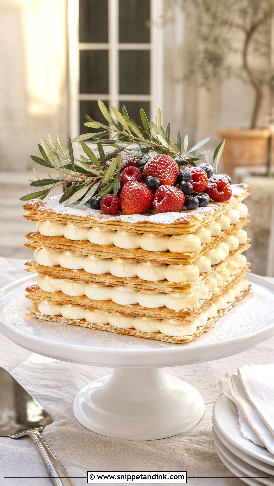 Tuscany Millefoglie Wedding Cake - Snippet and Ink - 20 Tuscany Wedding Cake Ideas