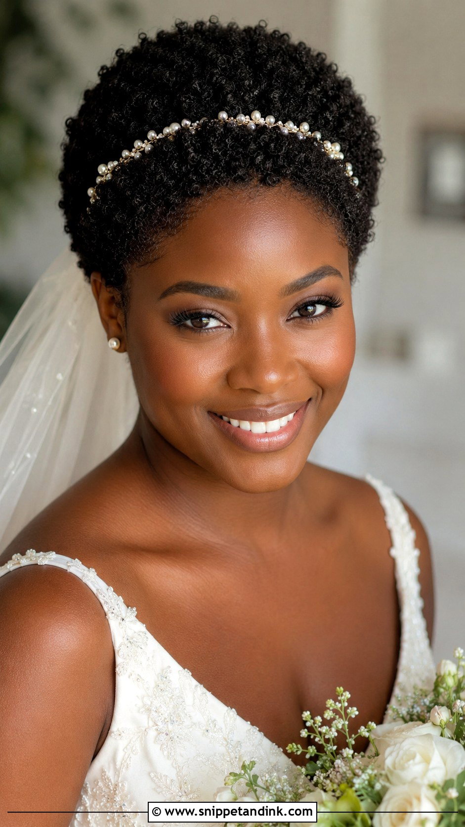Twa Wedding Hair - Snippet and Ink - 15 Natural Hair Wedding Styles African American Black Bride