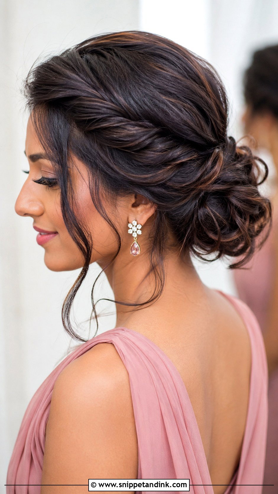 Twist Bridesmaid Hairstyle - Snippet and Ink - 20 Summer Wedding Hairstyles Bridesmaid