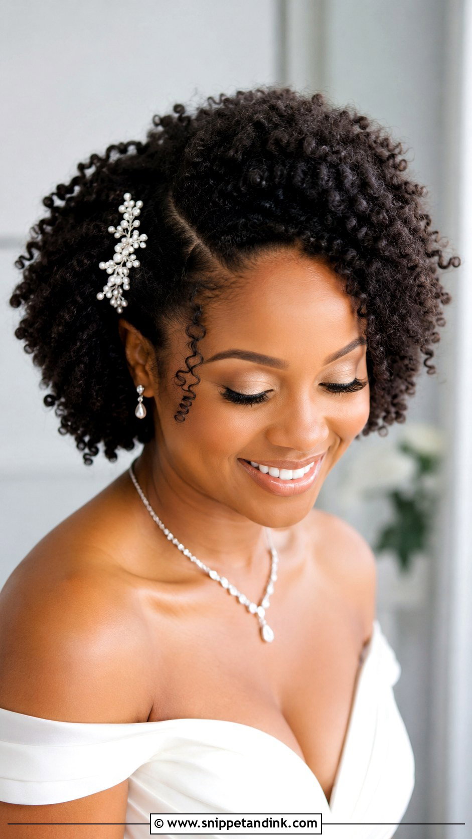 Twist Out Bridal Hair - Snippet and Ink - 20 Black Hair Bridal Hairstyles