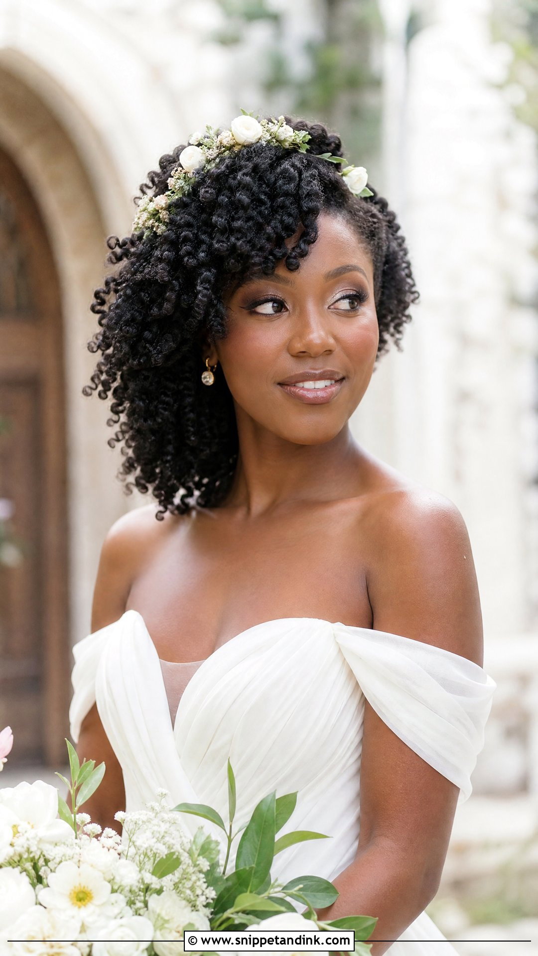 Twist Out On Natural Hair - Snippet and Ink - 20 Bridal Hairstyle Black Women Ideas