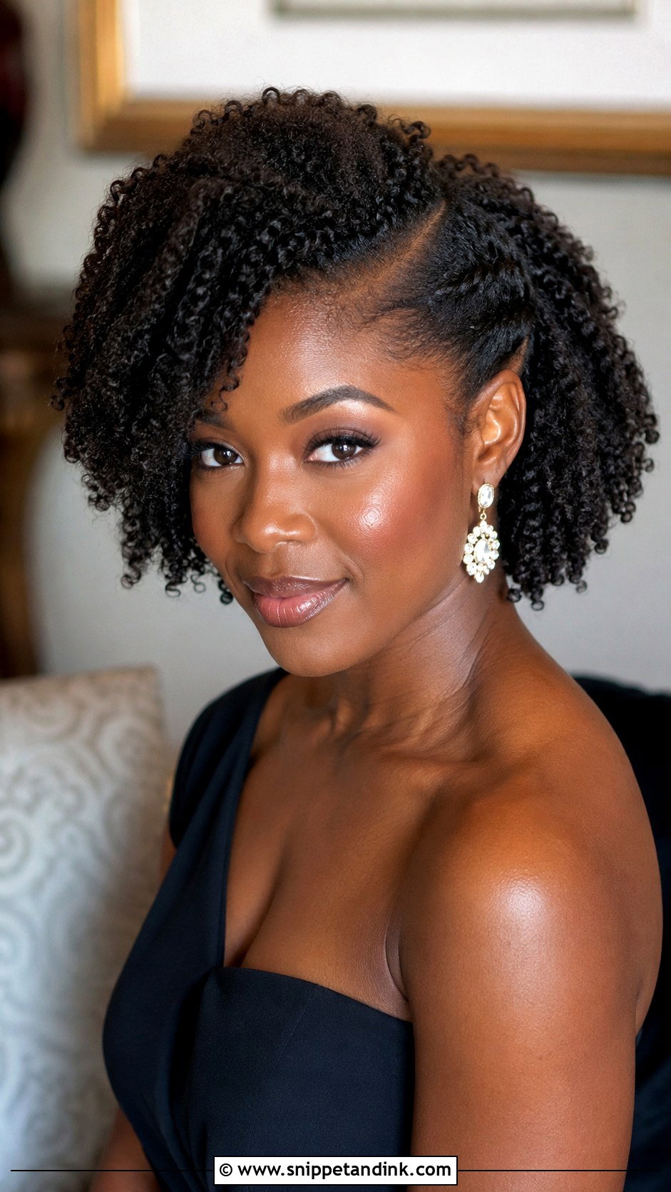 Twist Out Wedding Guest Hairstyle - Snippet and Ink - 15 Wedding Guest Hairstyles for Black Women