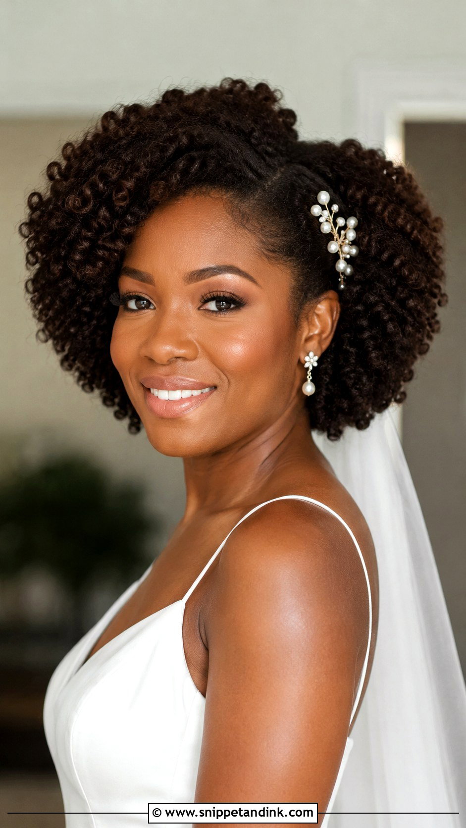 Twist Out Wedding Hairstyle - Snippet and Ink - 15 Wedding Hairstyles for Black Brides