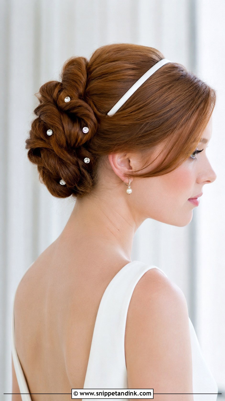 Twist and Roll Updo - Snippet and Ink - 20 Short Hair Updo for Wedding Ideas