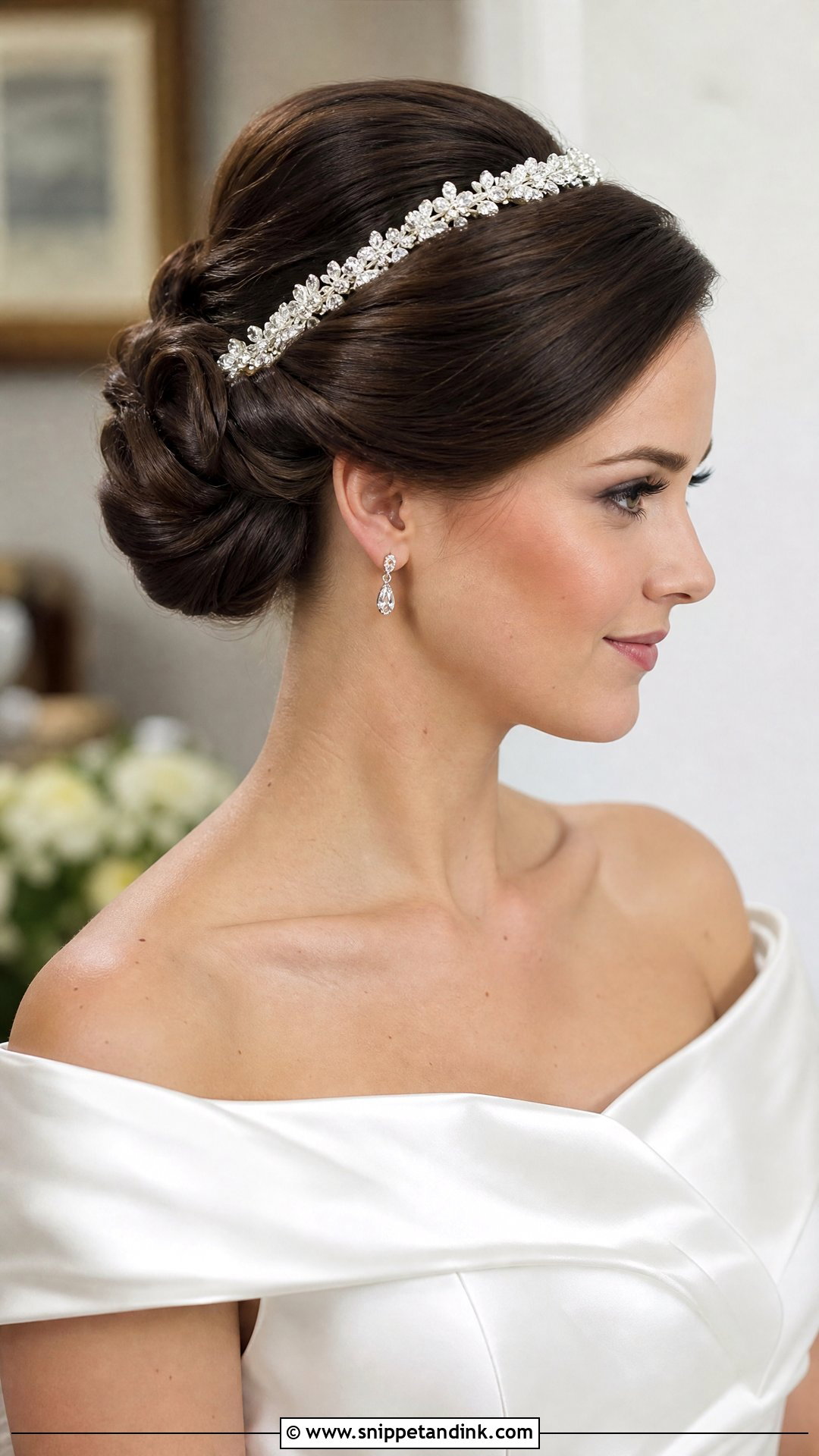 Twist and Roll Updo - Snippet and Ink - 20 Easy Bridal Updo Ideas