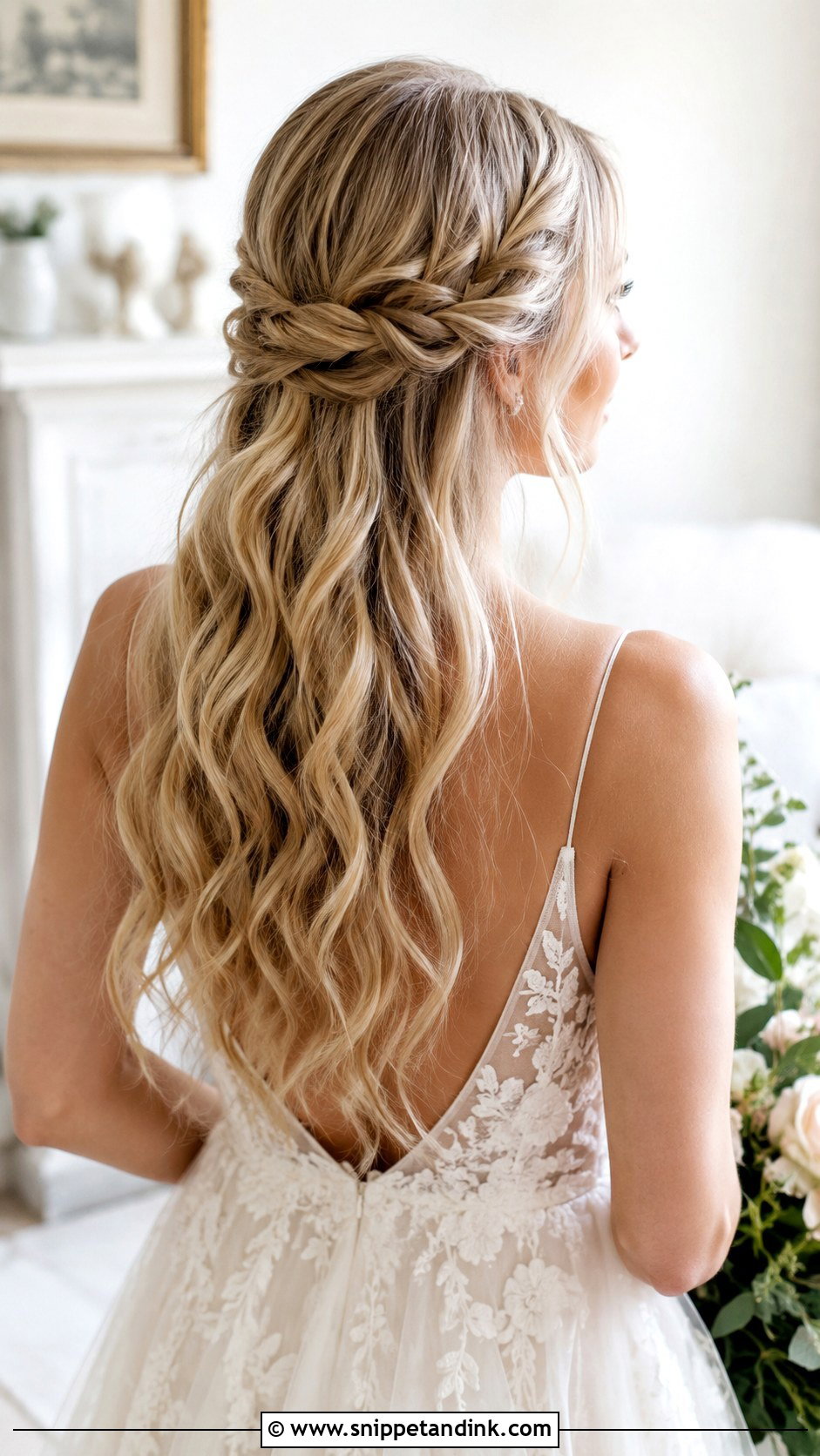 Twisted Braid Half Updo - Snippet and Ink - 25 Bridal Hairstyles with Braids