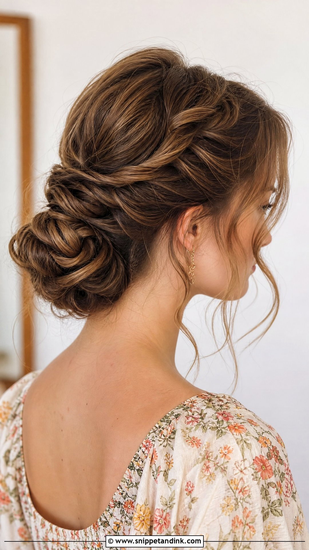 Twisted Braid Updo - Snippet and Ink - 20 Braided Hairstyles for Wedding Guest