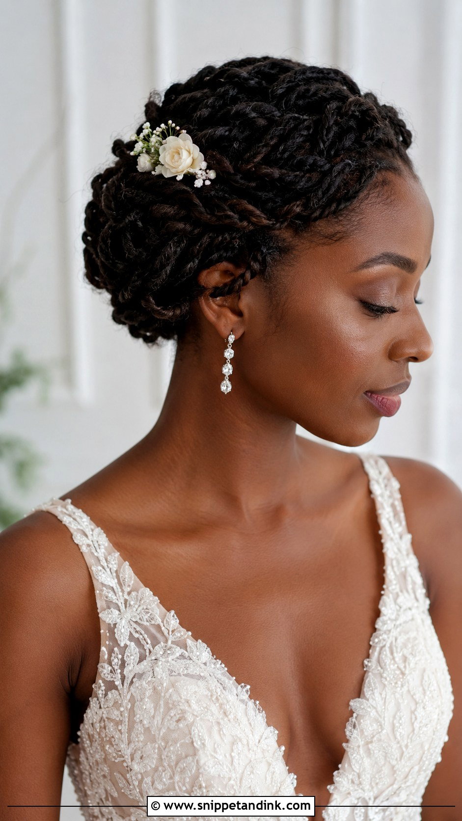Twisted Braid Updo - Snippet and Ink - 20 Braided Wedding Hairstyles Black Women