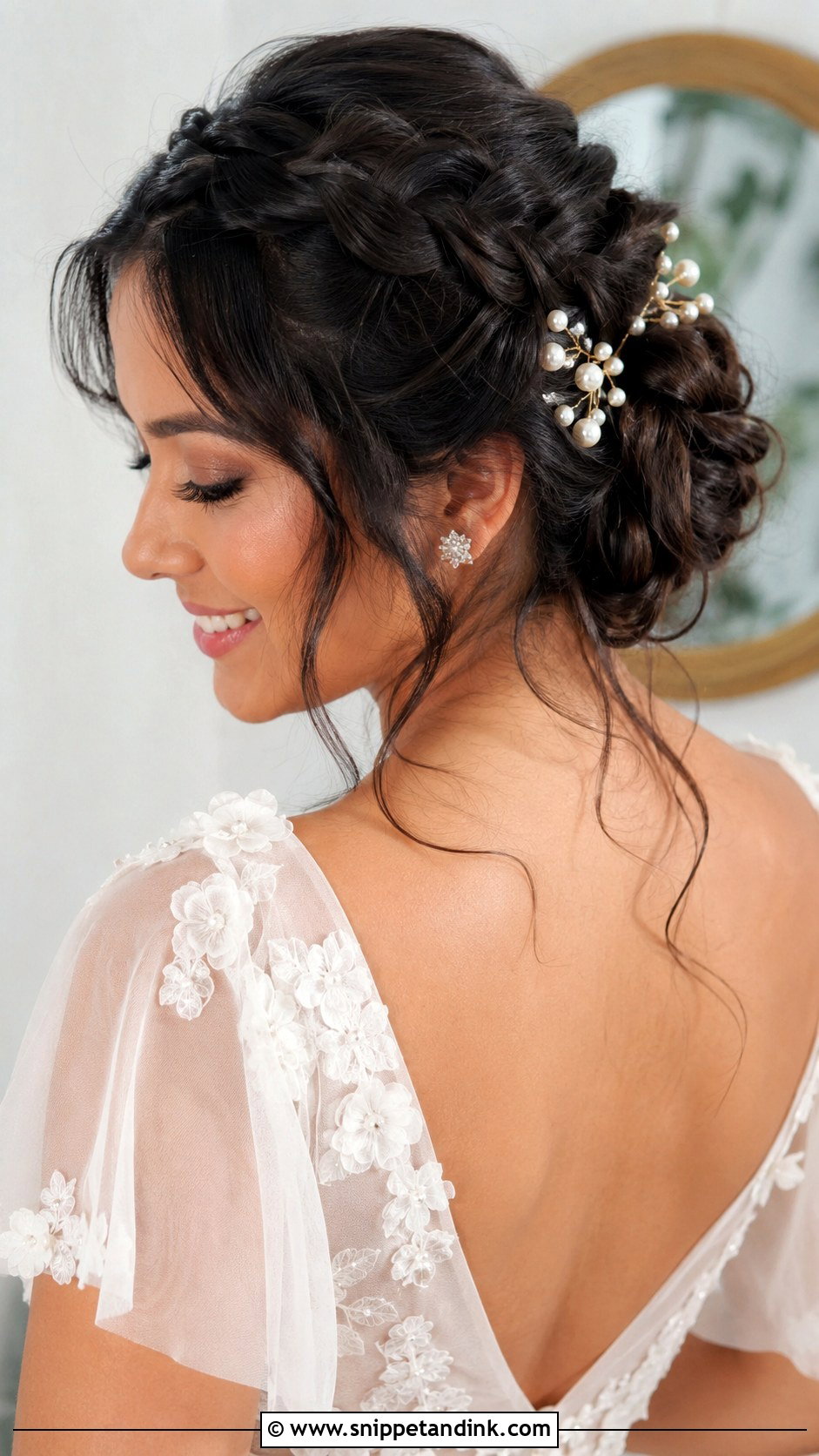 Twisted Braid Updo for Brides - Snippet and Ink - 20 Bride Braided Hairstyles