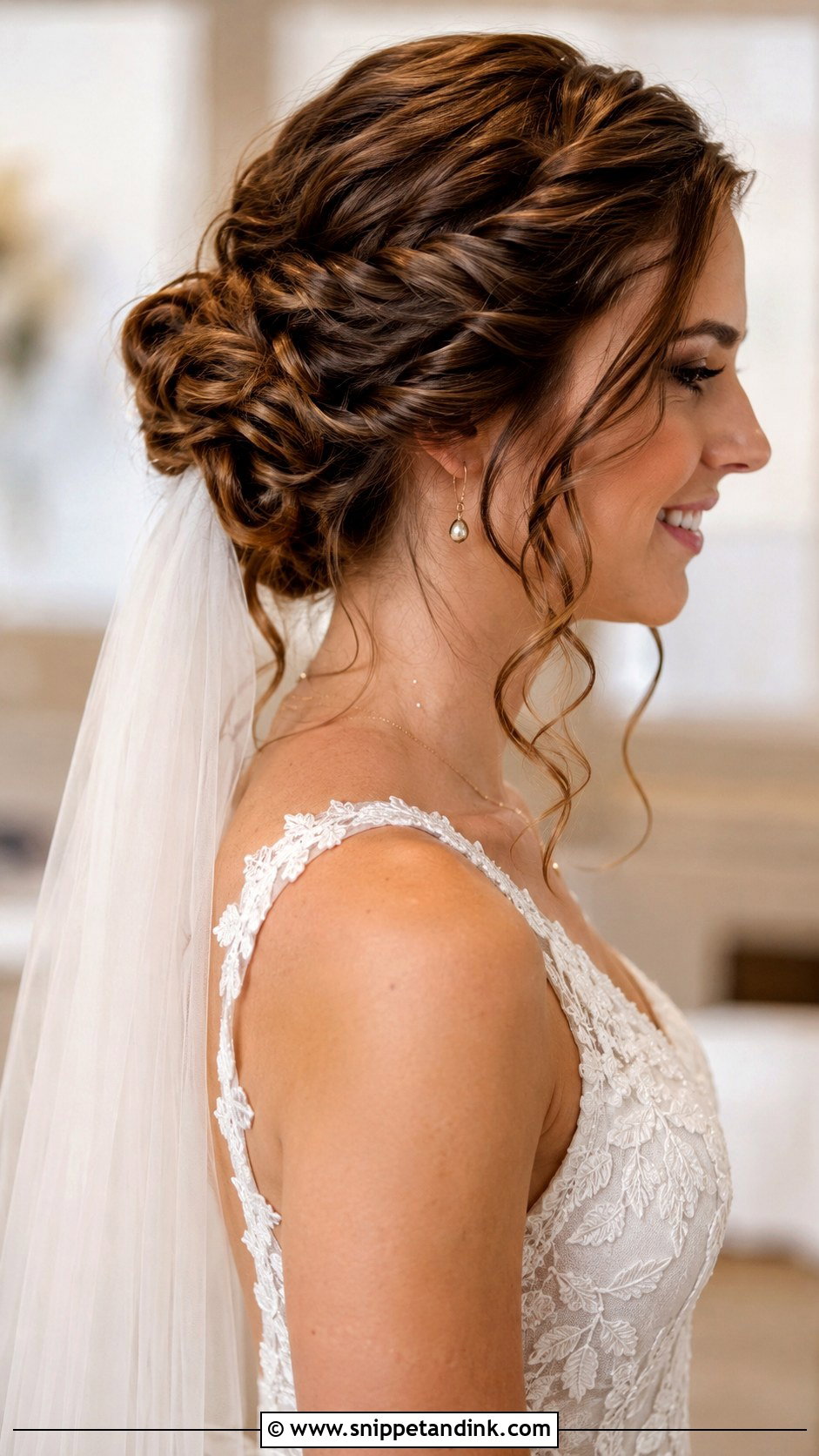 Twisted Braid Updo for Wedding - Snippet and Ink - 25 Braided Hairstyles for Wedding