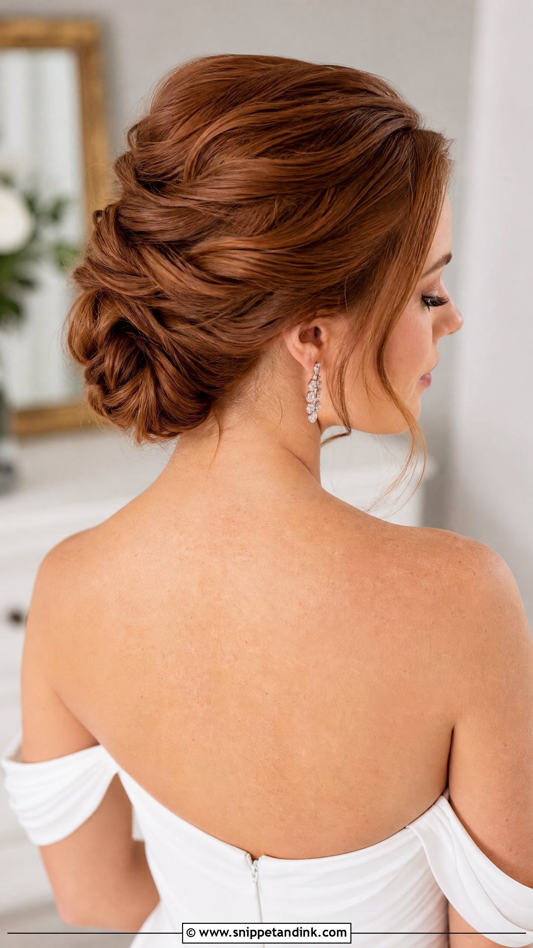 Twisted Bridal Low Updo - Snippet and Ink - 15 Bridal Hair Low Updo Ideas