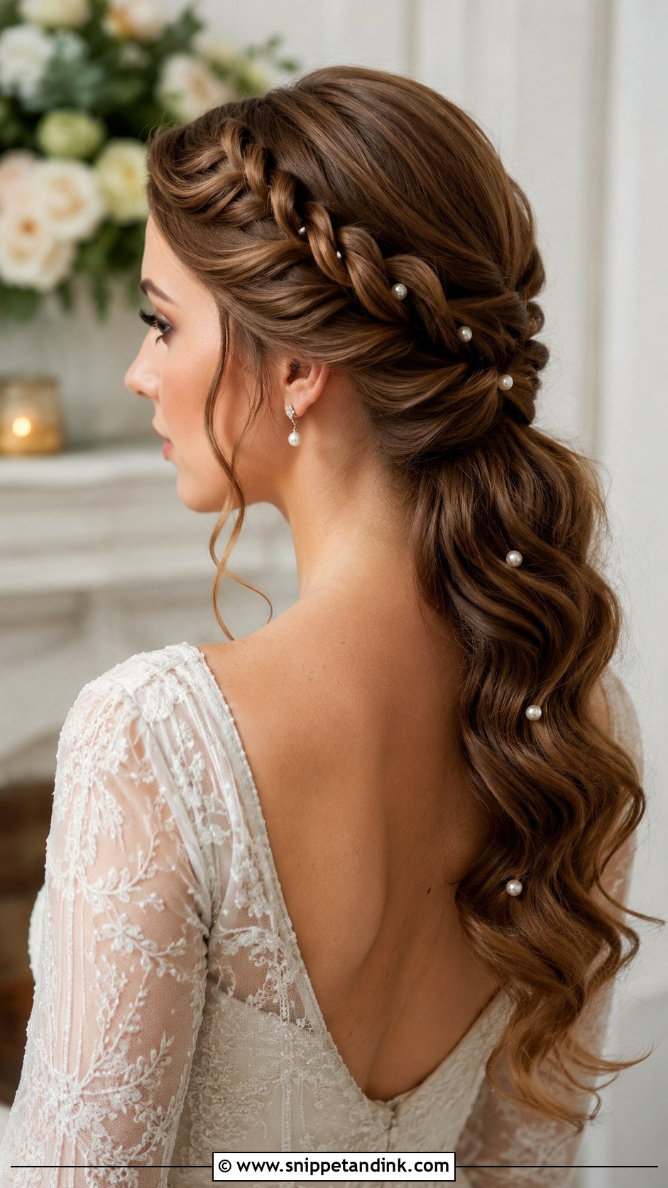 Twisted Bridal Ponytail - Snippet and Ink - 25 Bridal Hair Ponytail Ideas