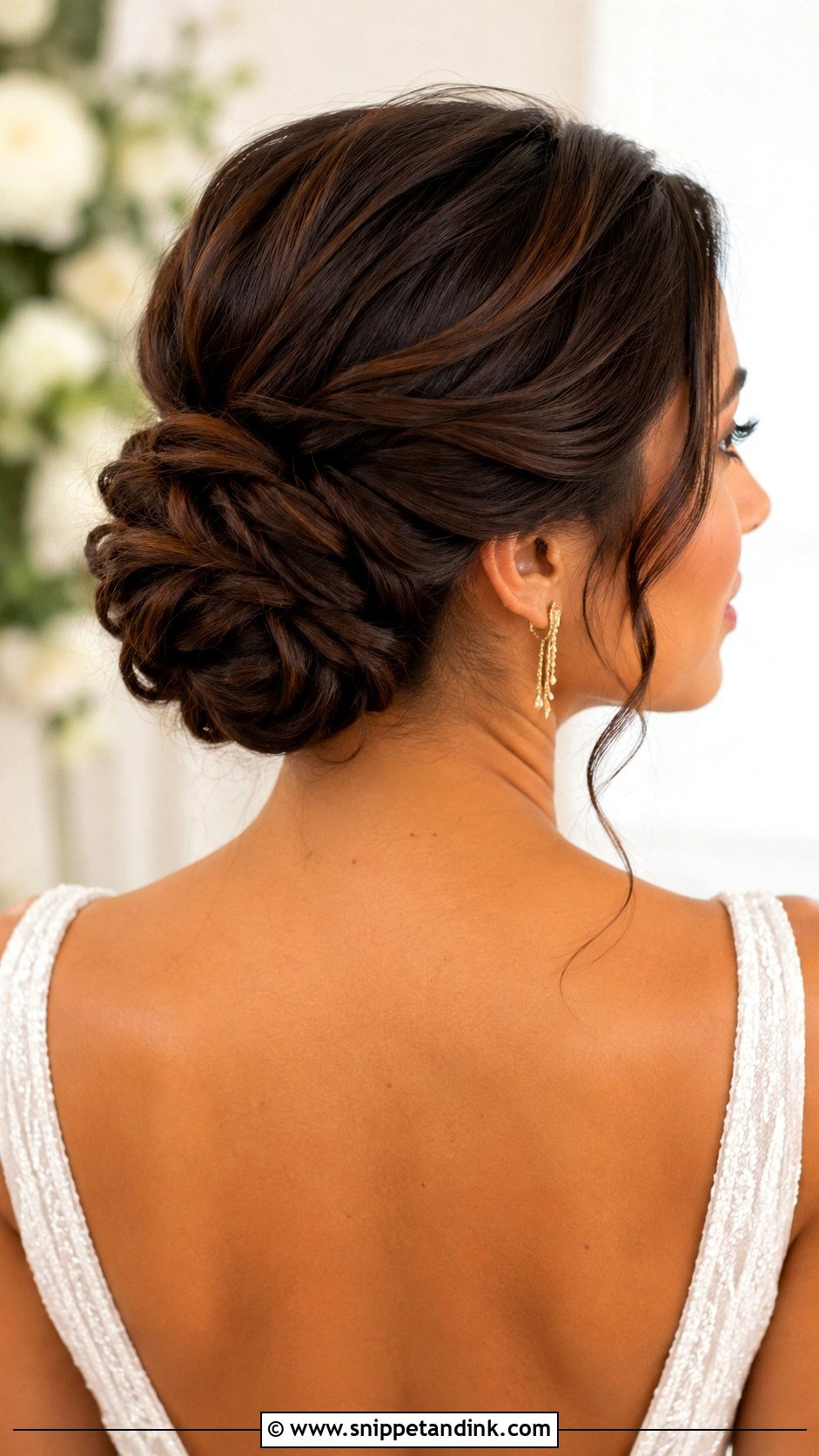Twisted Bridal Updo - Snippet and Ink - 15 Hair Up Bridal Styles