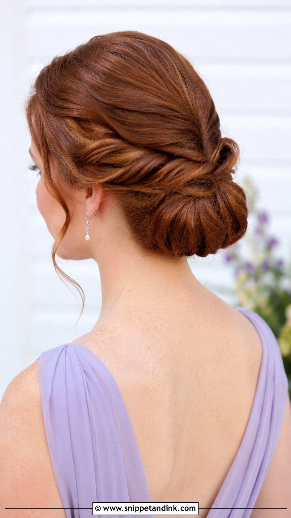 Twisted Bridesmaid Bun - Snippet and Ink - 25 Bridesmaid Bun Hairstyles