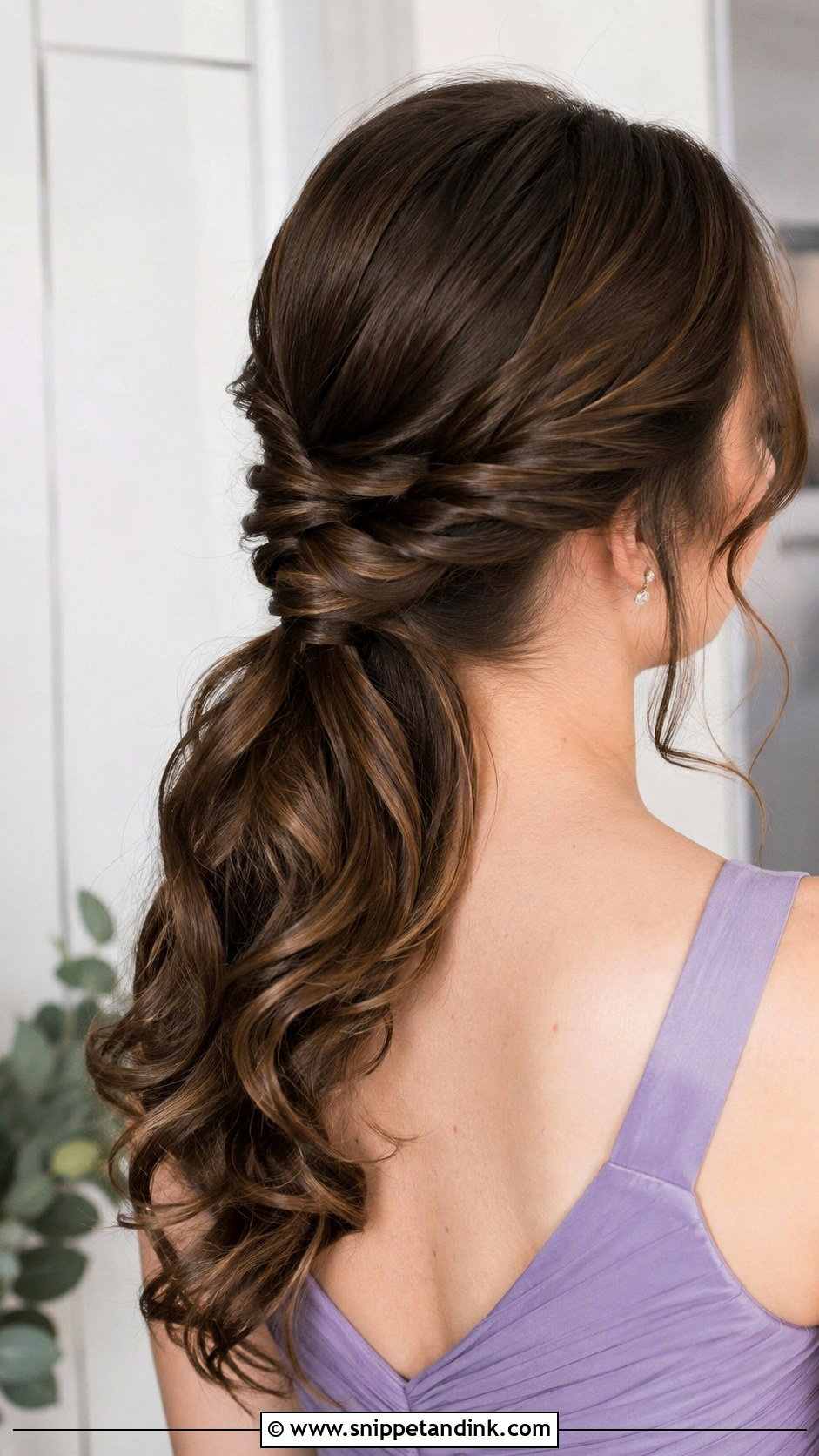 Twisted Bridesmaid Ponytail Updo - Snippet and Ink - 20 Bridesmaid Hair Updo Ponytail Ideas