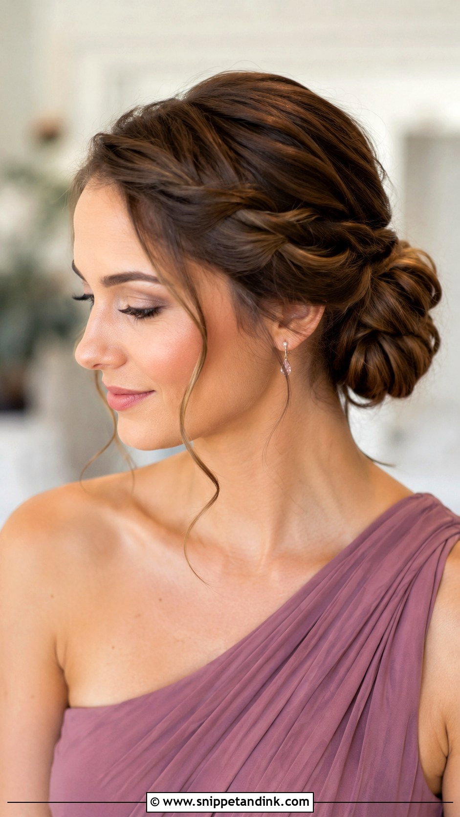 Twisted Bridesmaid Updo For Medium Hair - Snippet and Ink - 20 Bridesmaid Updo Hairstyles Medium