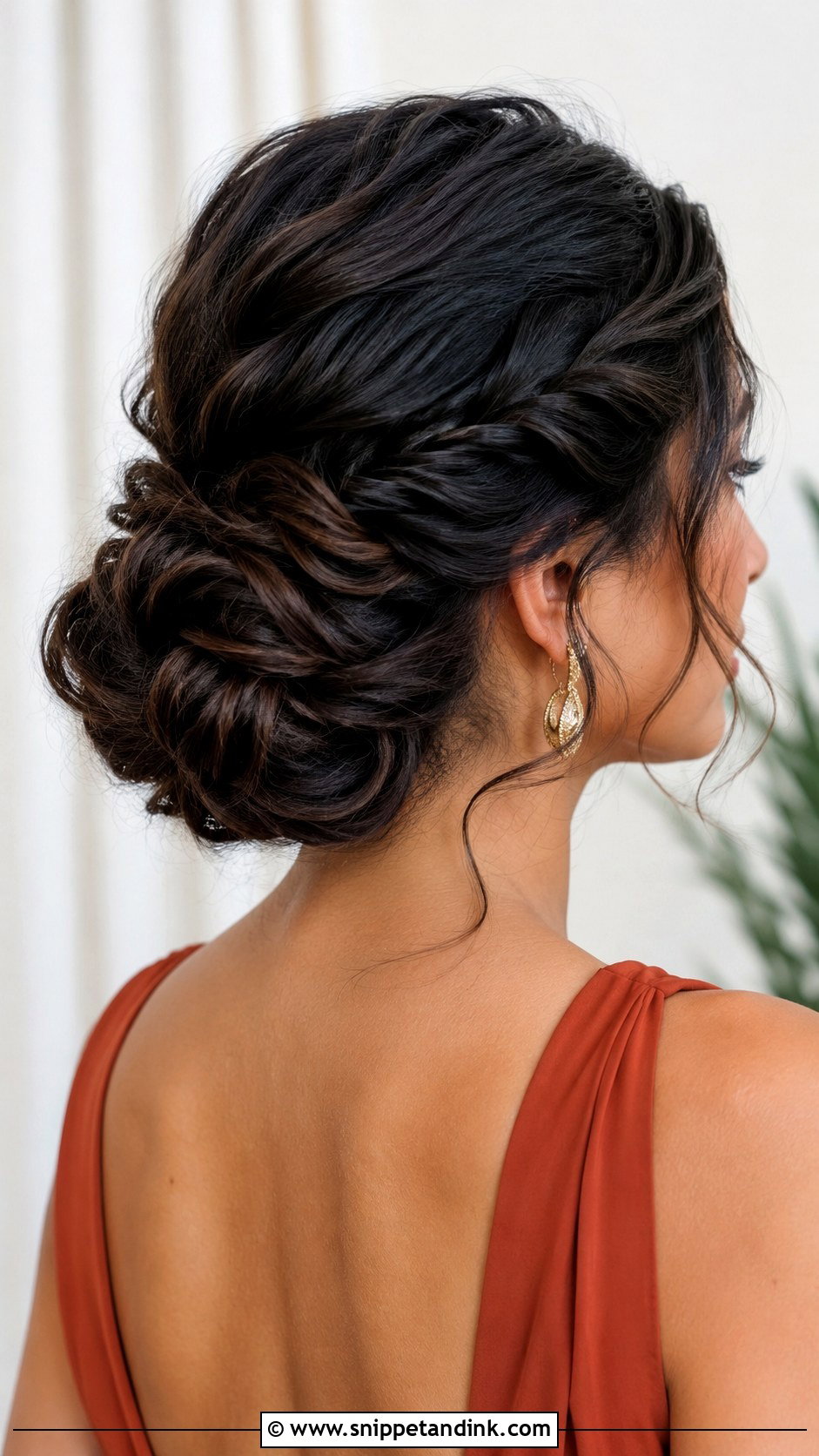 Twisted Bun Bridesmaid Hair - Snippet and Ink - 20 Bun Bridesmaid Hair Ideas