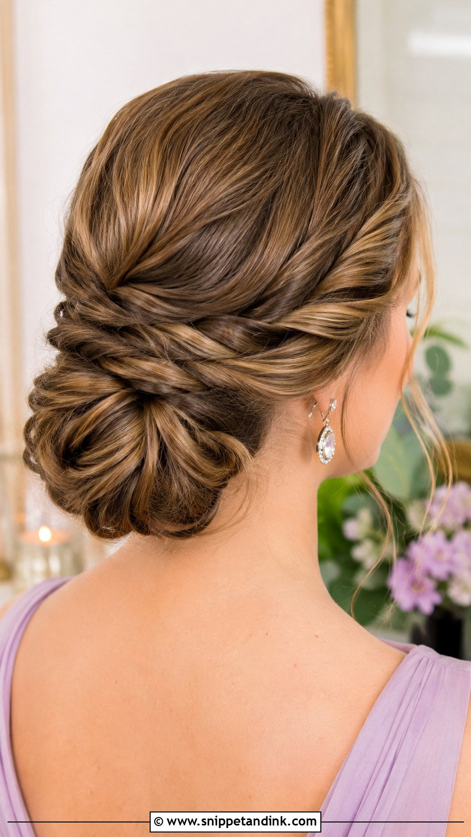 Twisted Bun Bridesmaid Updo - Snippet and Ink - 20 Updo for Wedding Bridesmaid Ideas