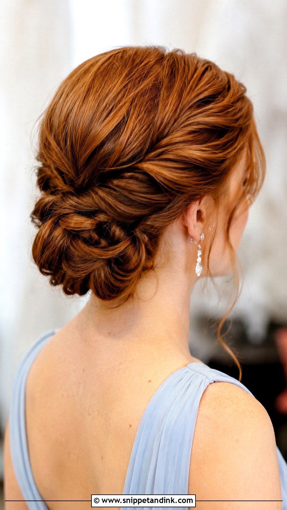 Twisted Bun Bridesmaid Updo - Snippet and Ink - 25 Bridesmaid Updos