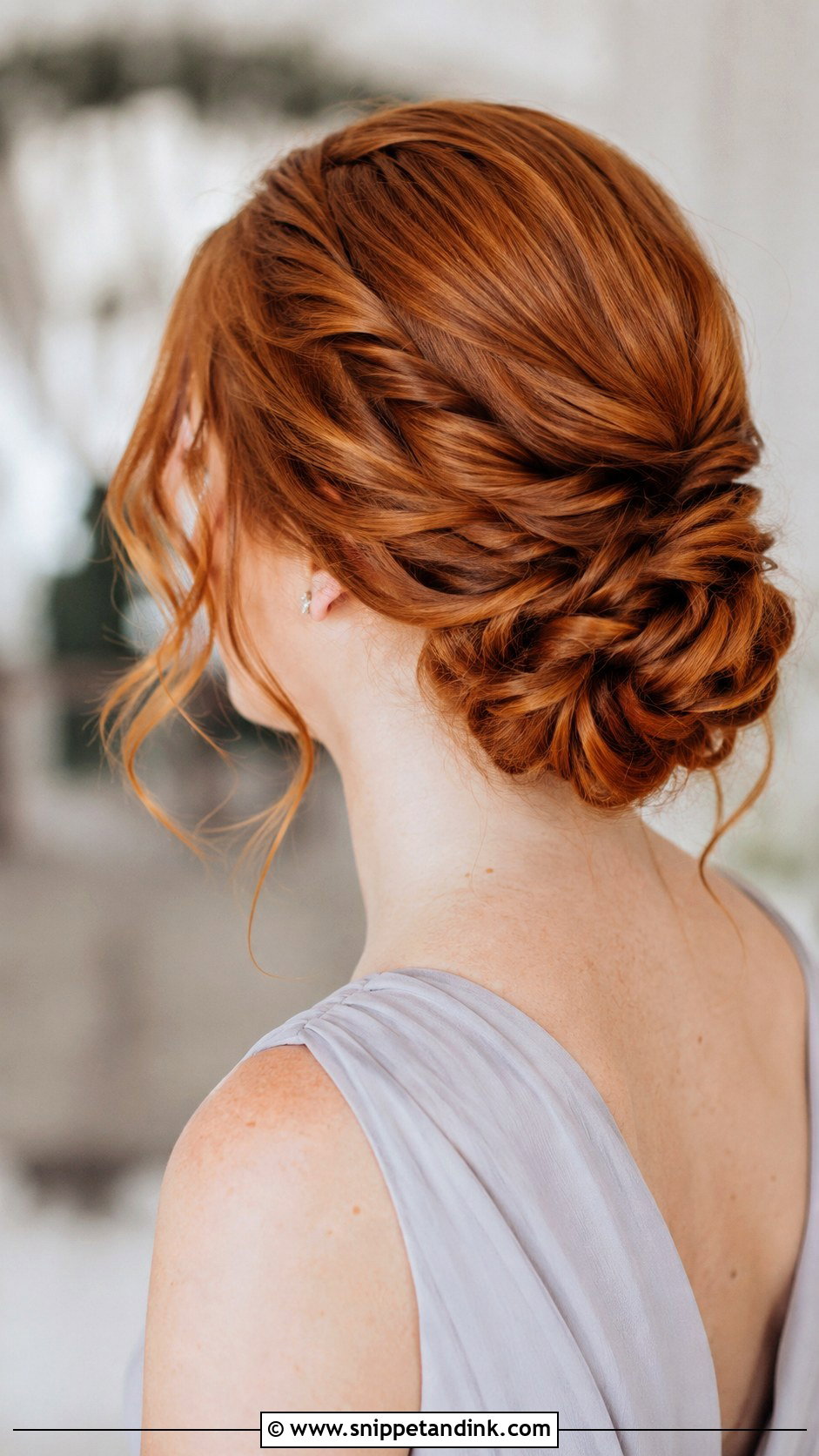 Twisted Bun Bridesmaid Updo - Snippet and Ink - 35 Bridesmaid Updo Hairstyles