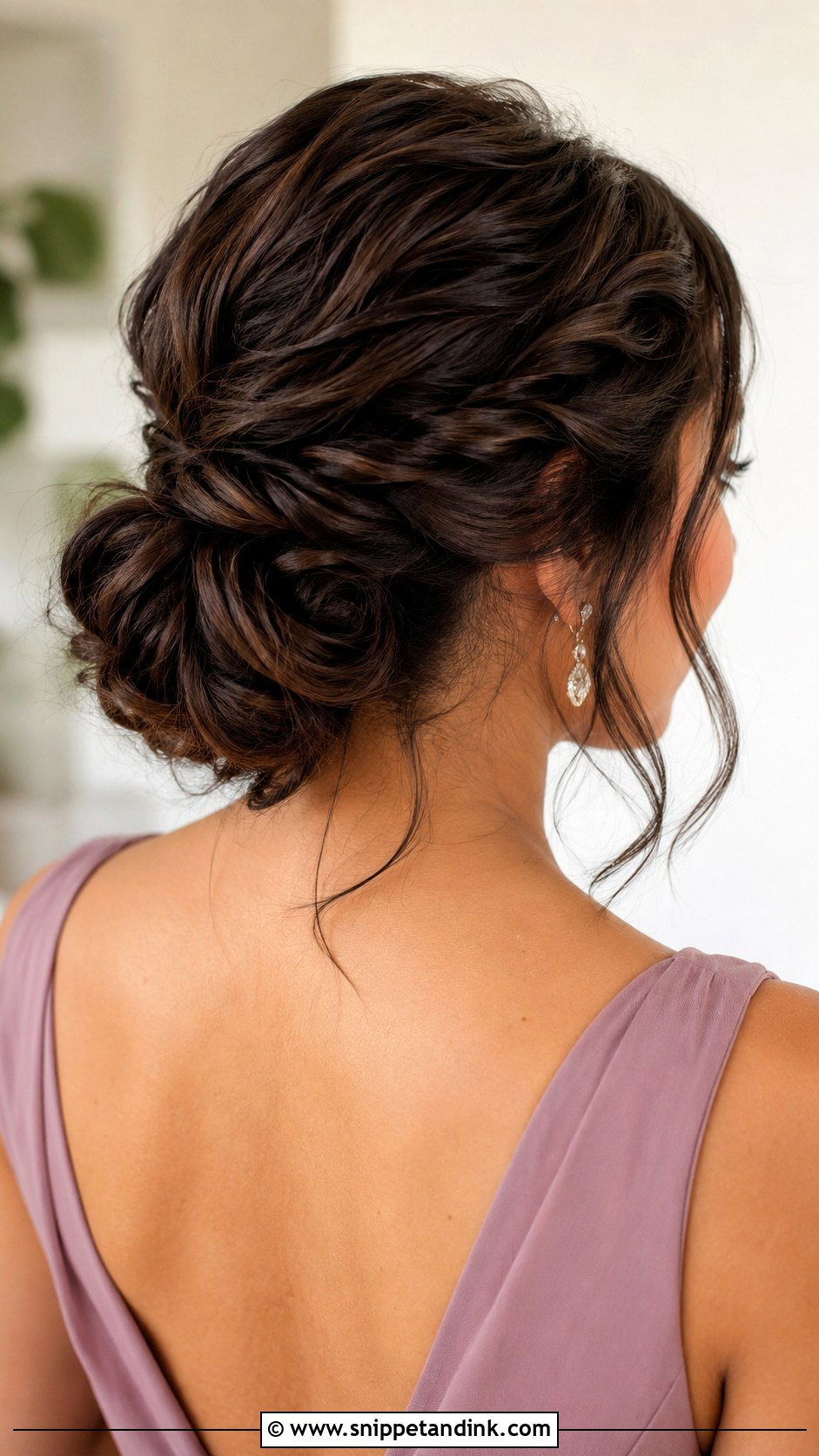 Twisted Bun Bridesmaid Updo - Snippet and Ink - 20 Bridesmaid Up Do Hairstyles