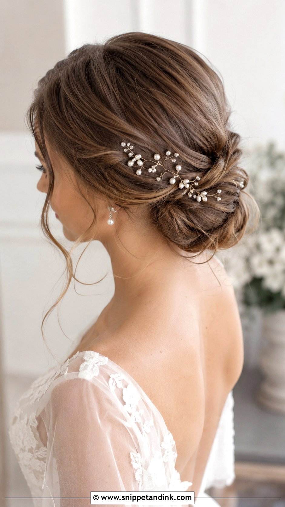 Twisted Bun For Bride - Snippet and Ink - 20 Bun for Bride Wedding Hairstyles