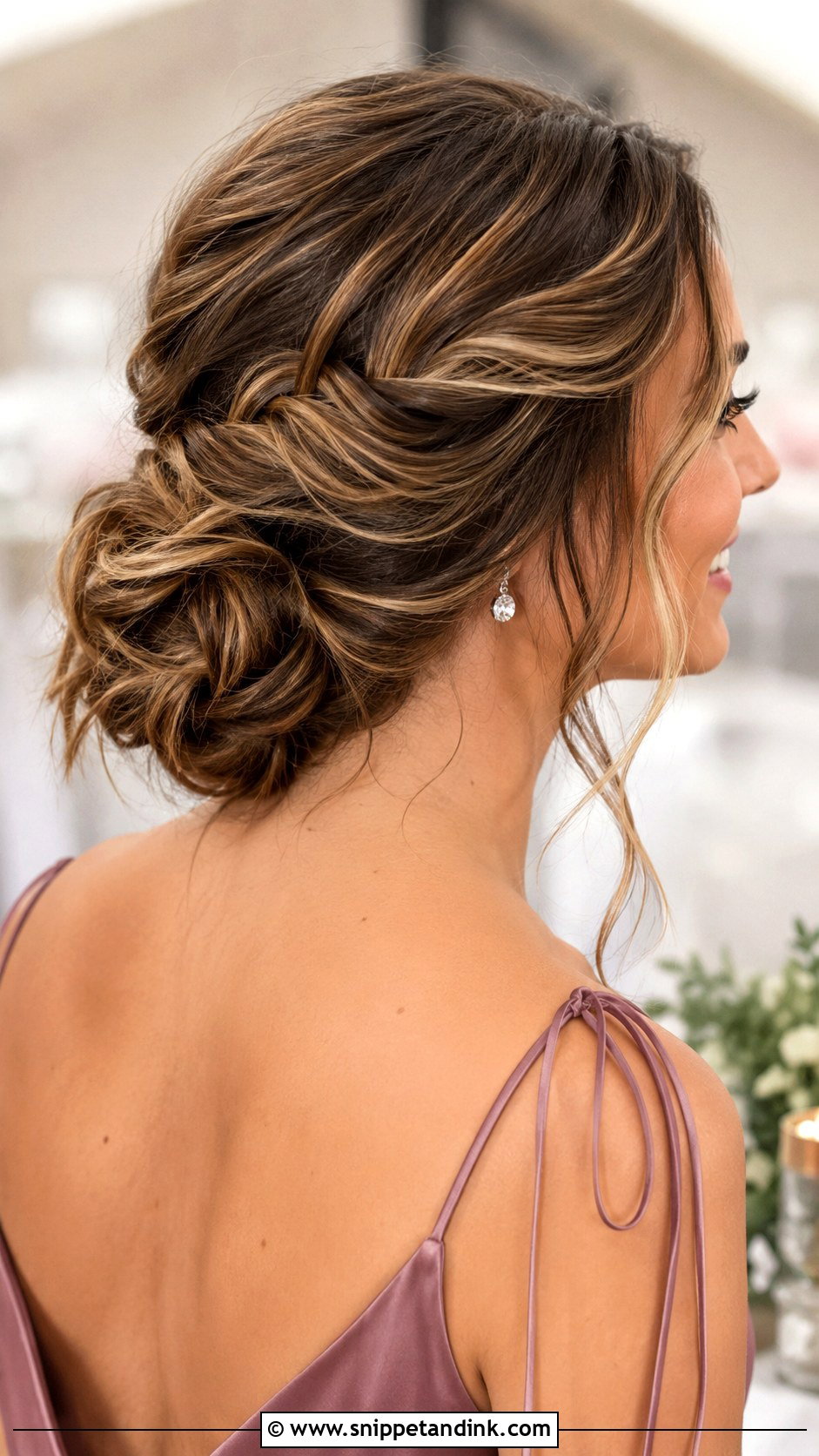 Twisted Bun For Wedding Guest - Snippet and Ink - 15 Hair Bun for Wedding Guest Ideas