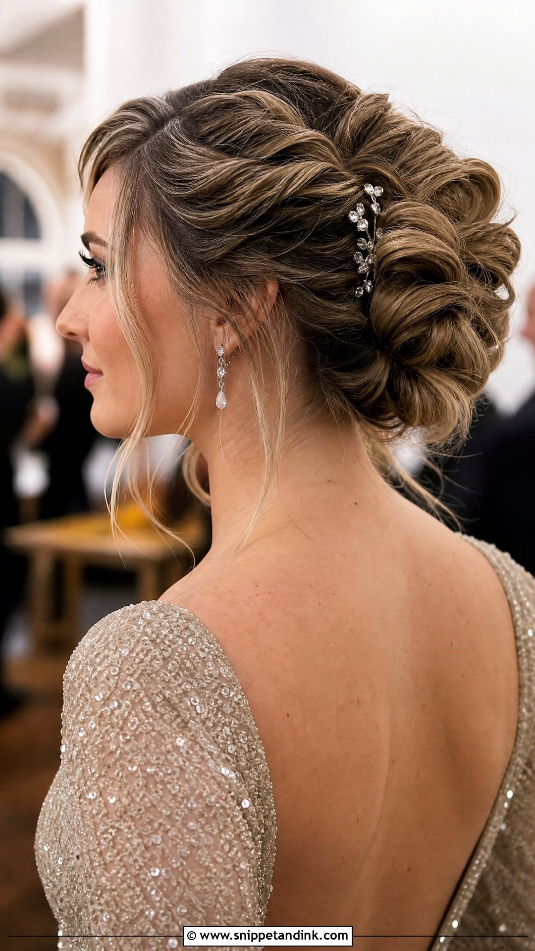 Twisted Bun Updo for Long Hair - Snippet and Ink - 20 Wedding Guest Updos for Long Hair