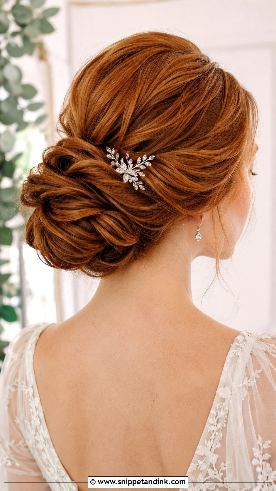Twisted Bun Wedding Hair - Snippet and Ink - 15 Simple Bun Wedding Hair Ideas