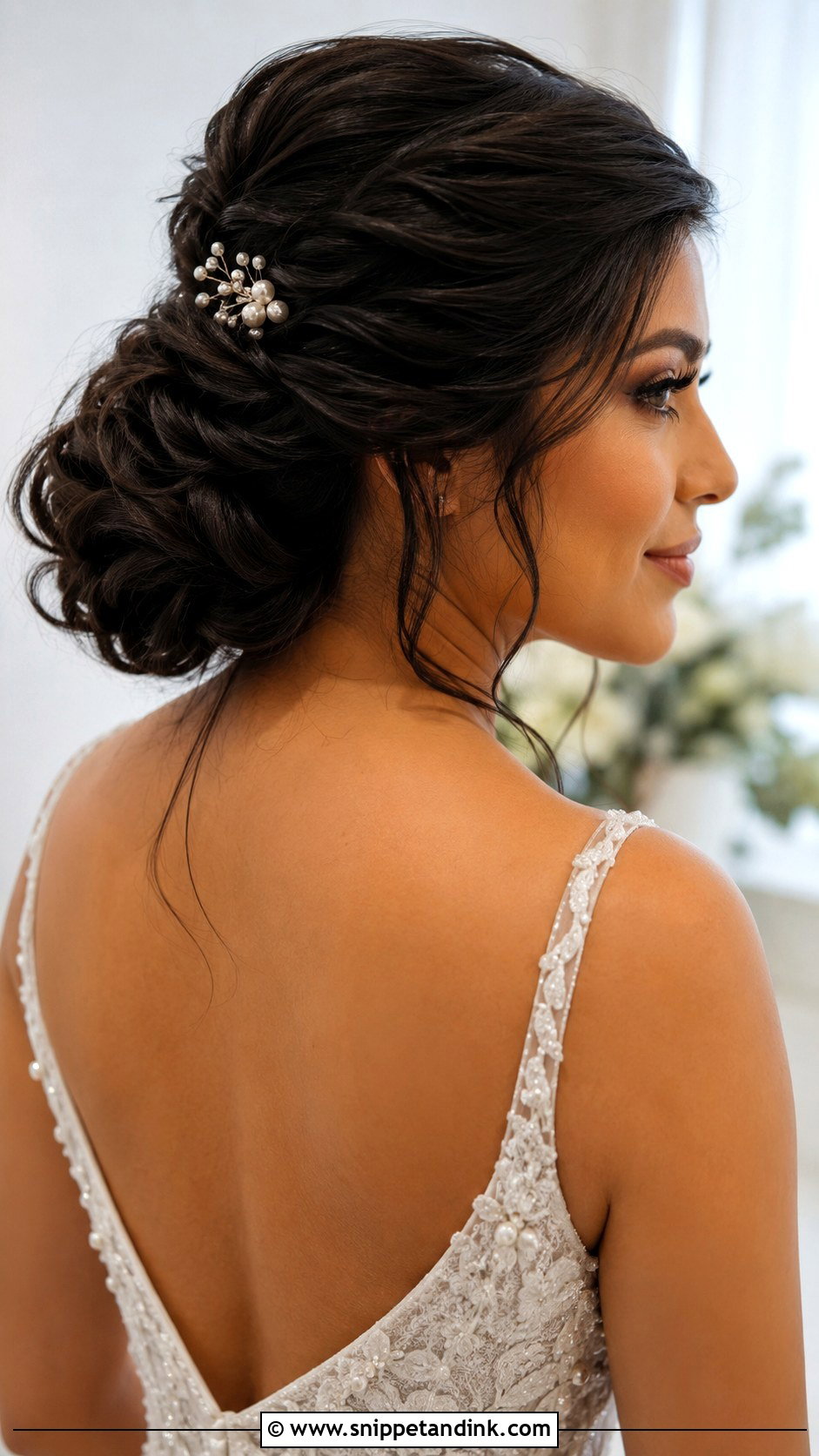 Twisted Bun Wedding Updo For Round Face - Snippet and Ink - 15 Updos for Round Faces Wedding