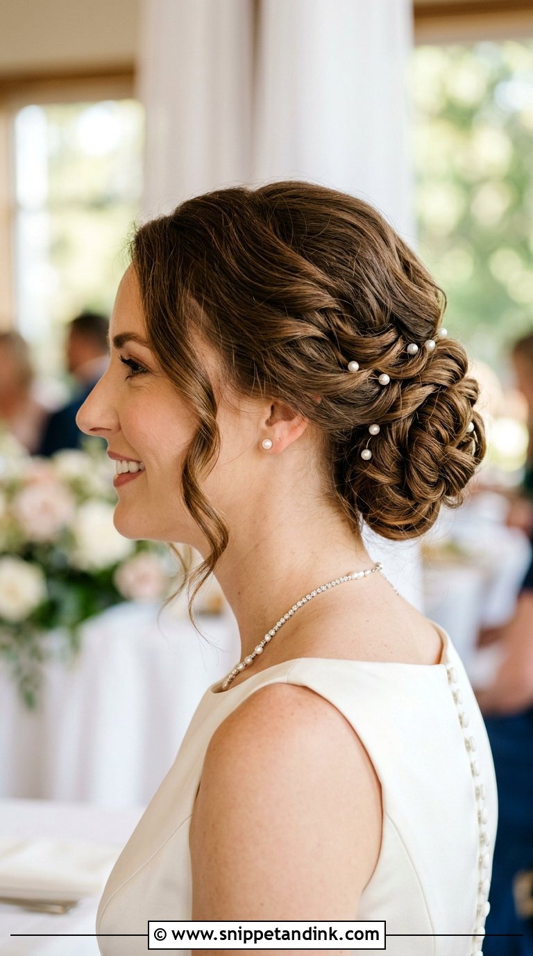 Twisted Bun for Wedding - Snippet and Ink - 20 Bun Hairstyle for Wedding Ideas