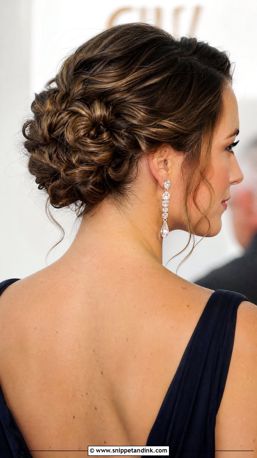 Twisted Bun for Wedding Guest - Snippet and Ink - 20 Bun for Wedding Guest Ideas